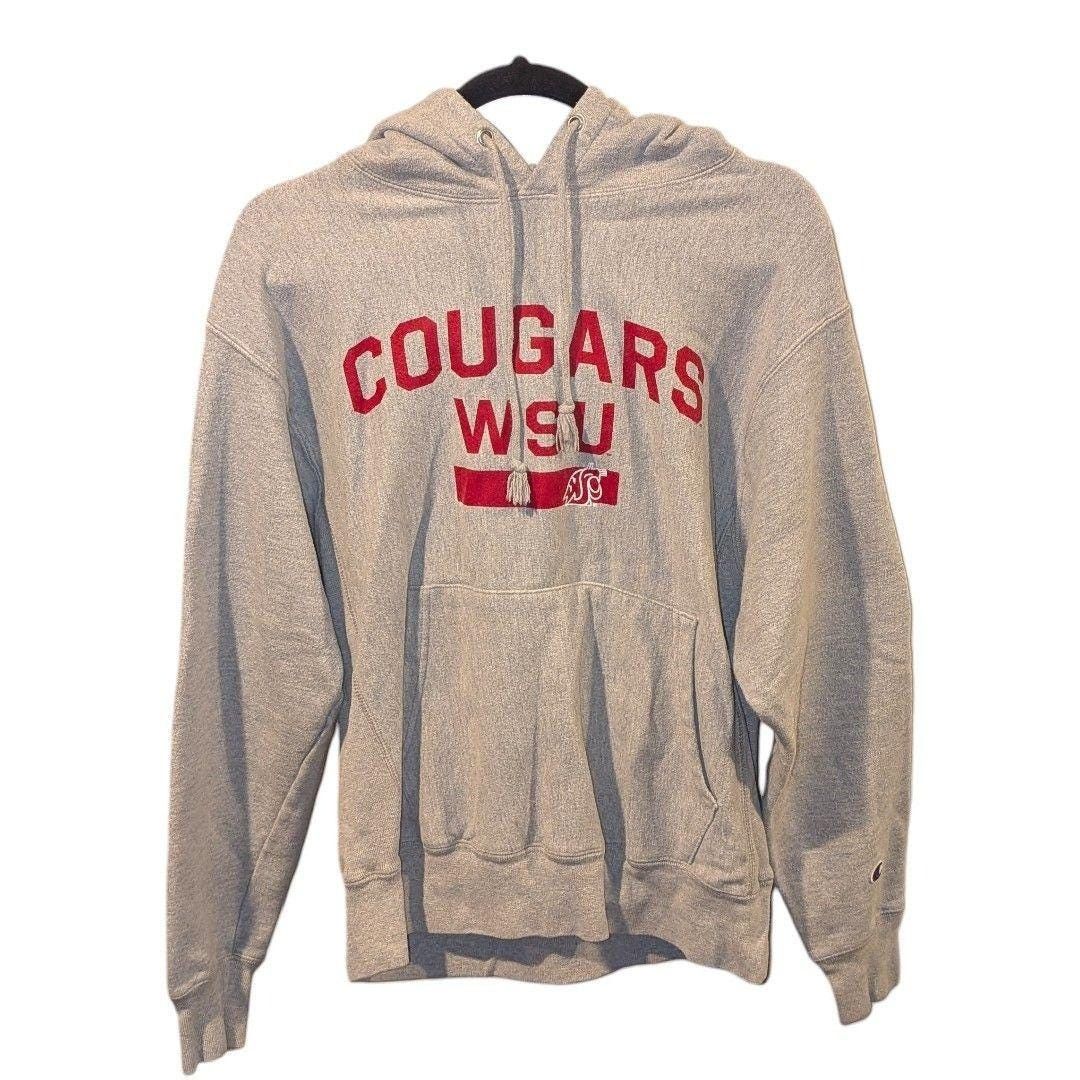 Champion Vintage Champion Reverse Weave WSU Cougars M Gray Hoodie Size US M / EU 48-50 / 2 - 1 Thumbnail