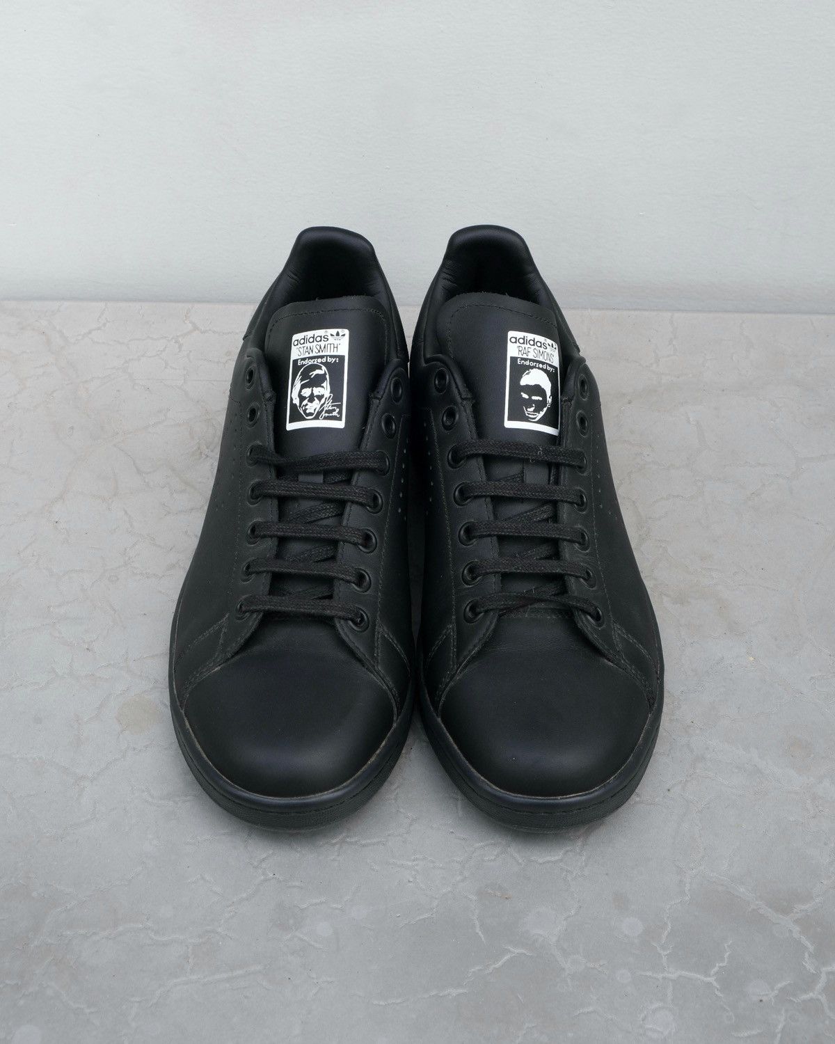 Adidas × Raf Simons RAF SIMONS x ADIDAS Black Stan Smith Shoes Size US 8 / EU 41 - 3 Thumbnail