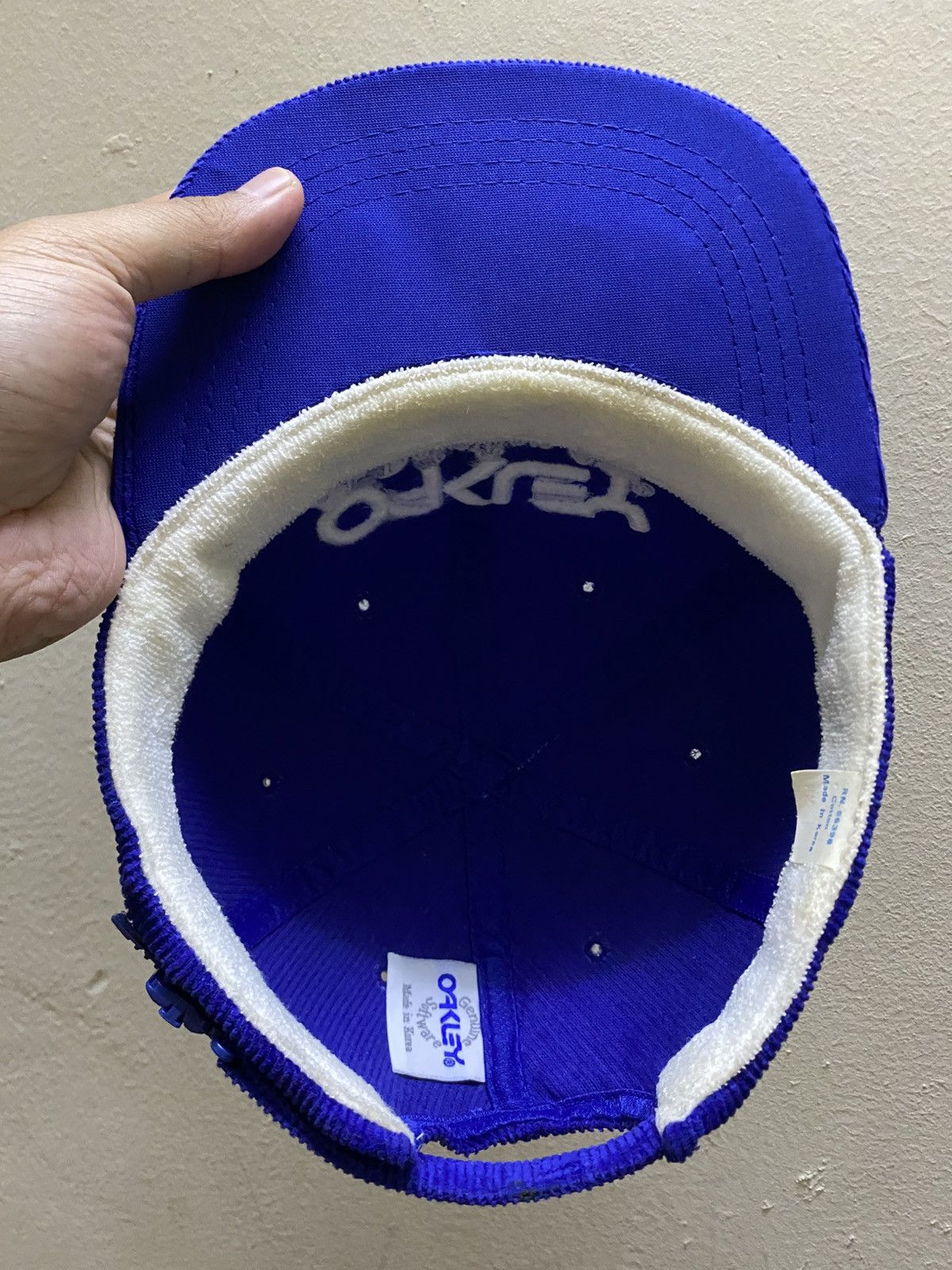 Oakley Vintage Oakley Software HDO Corduroy Cap Zipper Adjustable Size ONE SIZE - 6 Thumbnail