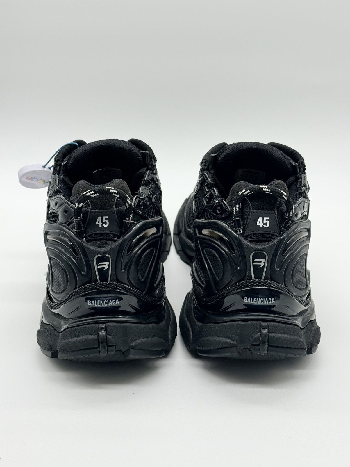 Balenciaga Size 12 - Balenciaga Runner Sneaker Black Size US 12 / EU 45 - 5 Thumbnail