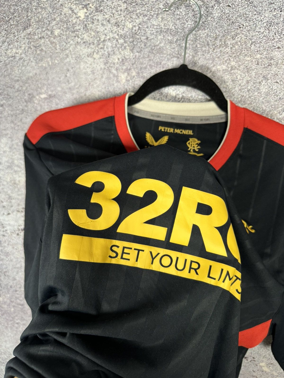 Castore × Vintage Vintage Rangers FC 2021/22 Away Castore Soccer Jersey Size US L / EU 52-54 / 3 - 9 Thumbnail