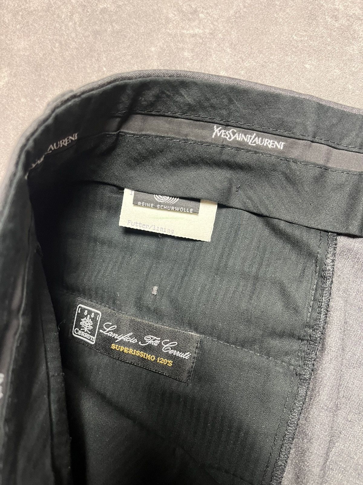 Yves Saint Laurent 90s Yves Saint Laurent YSL Vintage Wool Casual Pants 52 Size US 36 / EU 52 - 8 Thumbnail