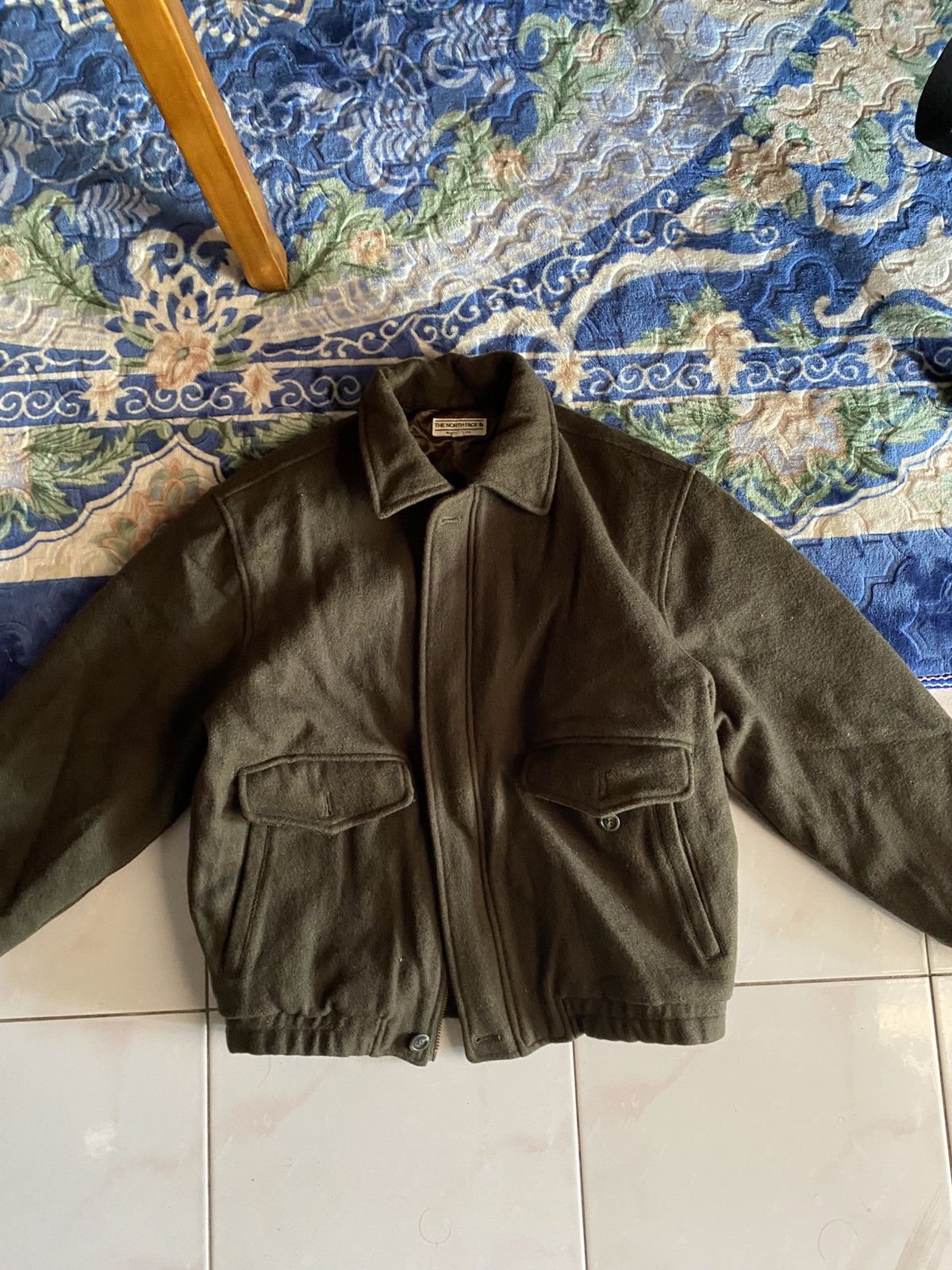 The North Face × Vintage STEAL💥OFFER ME ‼️VTG The North Face Wool Bomber Jacket Size US M / EU 48-50 / 2 - 10 Thumbnail
