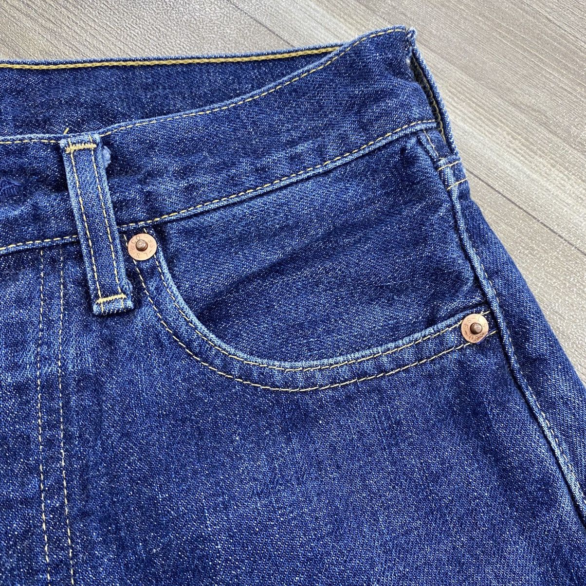 Levi's 🇯🇵 1990s Levis 702xx Selvedge Buckle Back Faded Blue Jeans Size US 27 - 7 Thumbnail