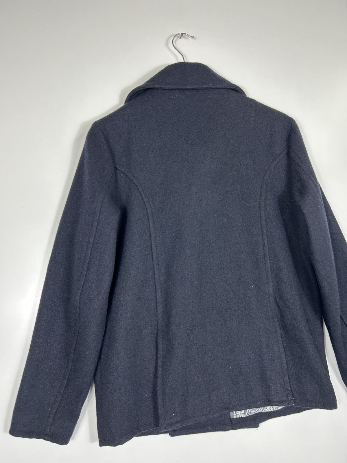 SSDD FUCT SSDD Wool Peacoat Jacket | Navy Blue Bandana Lining Size US S / EU 44-46 / 1 - 16 Thumbnail