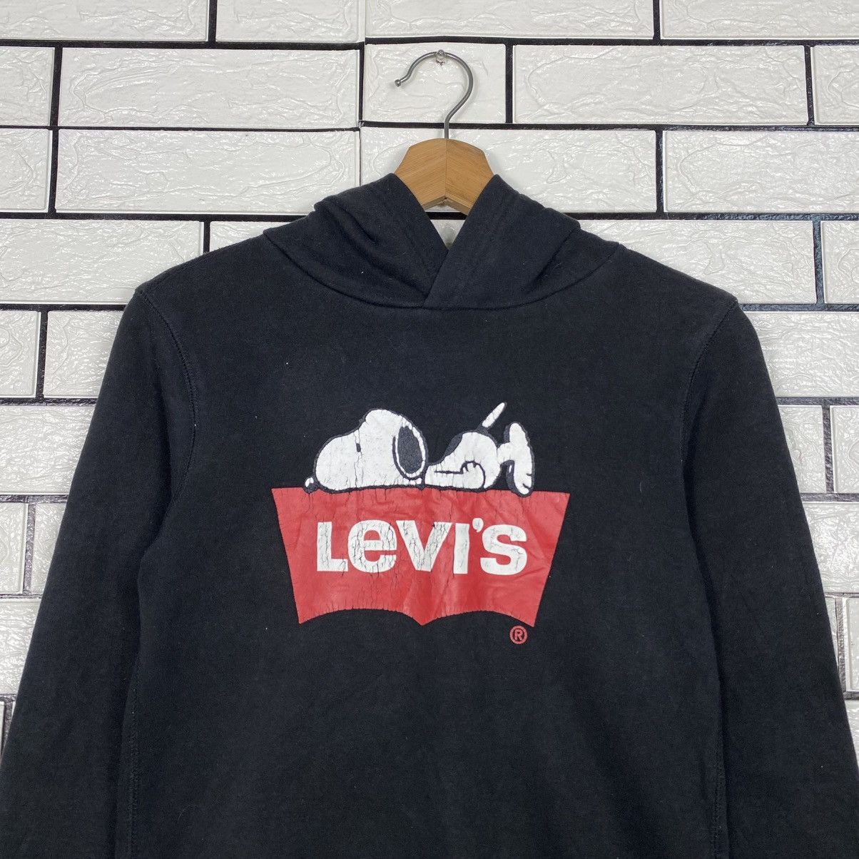 Levi's 📌Hoodie Pull Over Levi's Big Logo Snoopy Size US M / EU 48-50 / 2 - 14 Thumbnail