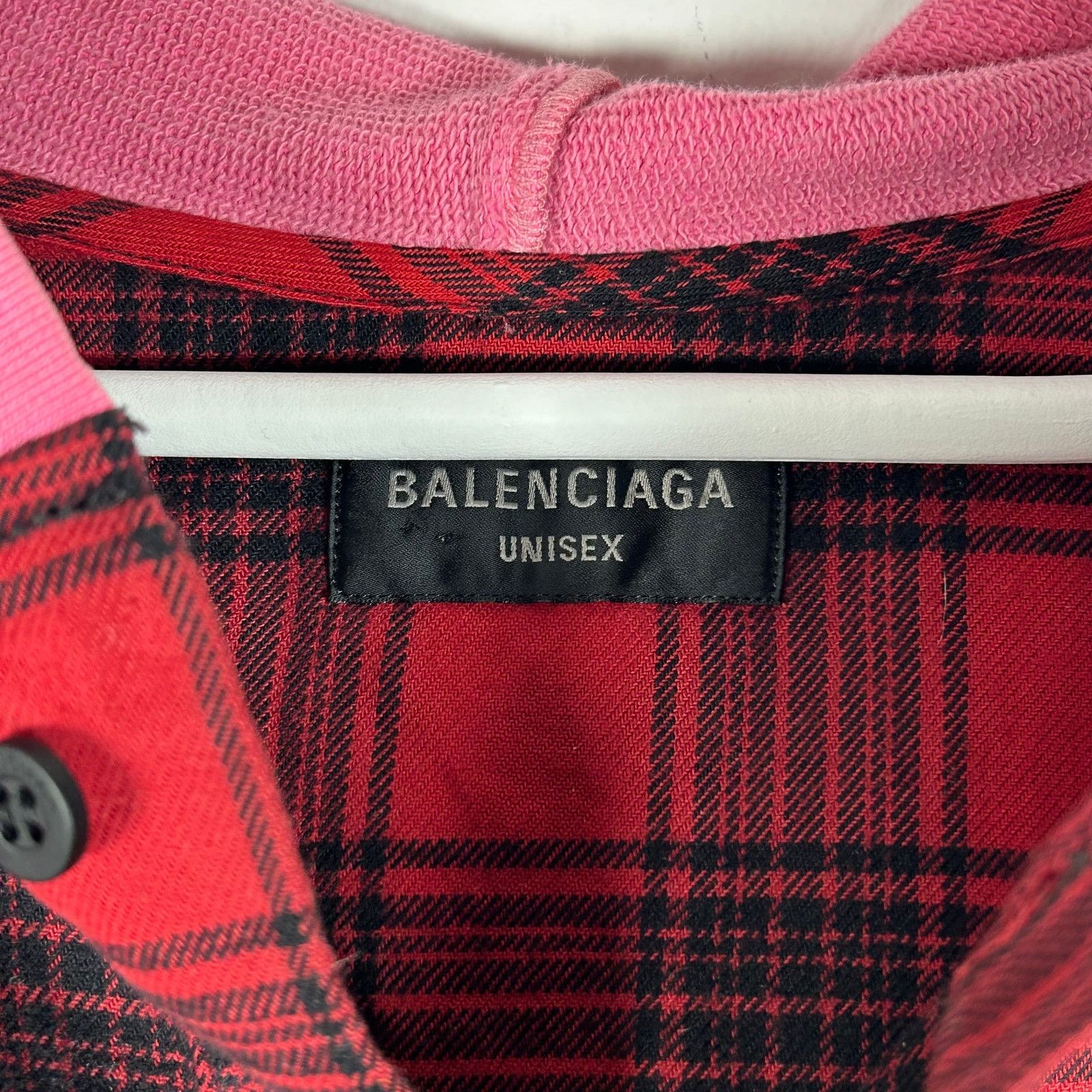 Balenciaga Balenciaga Hooded Distressed Flannel Size 2 Size US M / EU 48-50 / 2 - 4 Thumbnail