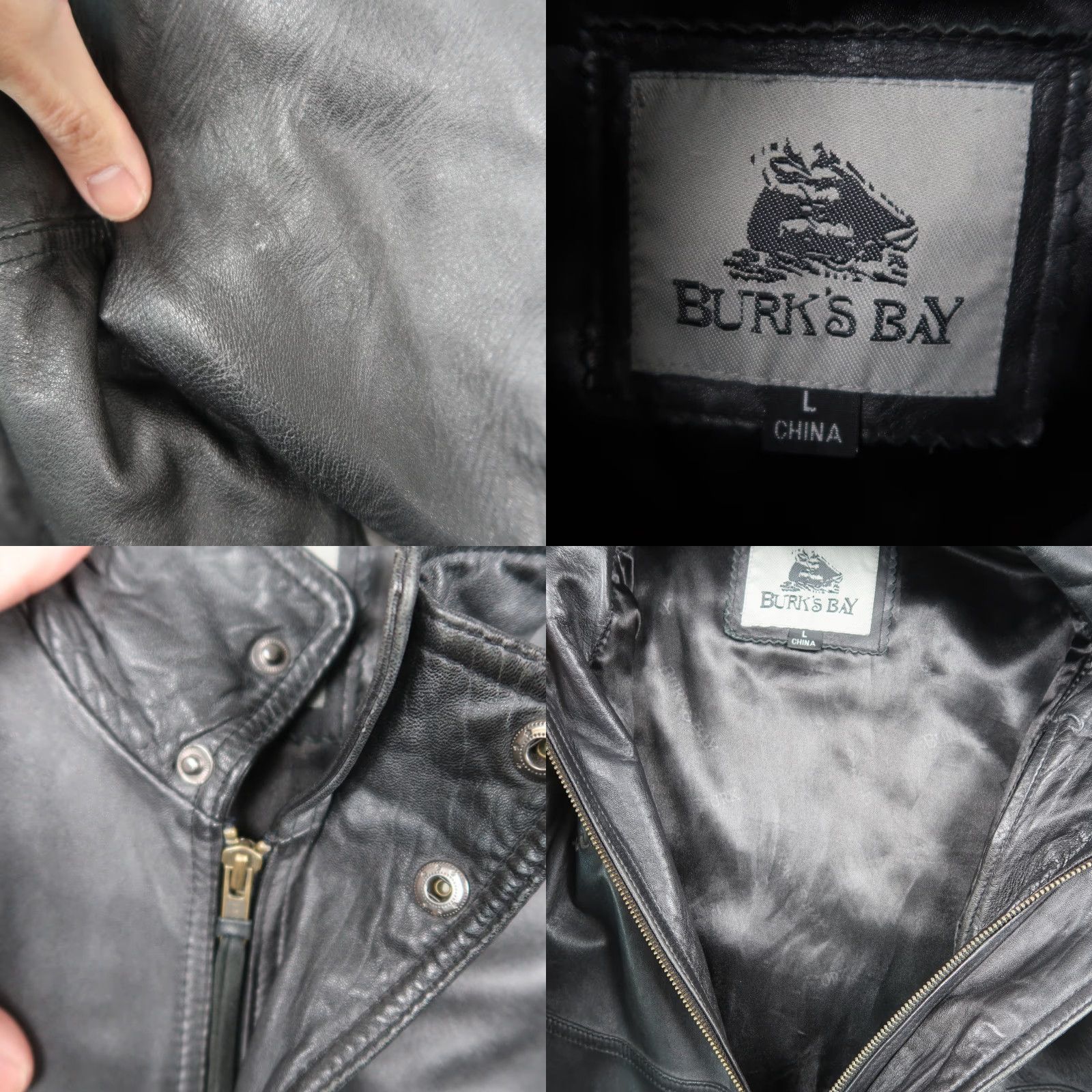 Vintage VINTAGE Paramount Pictures Embroidered Leather Jacket Size L Men Bonded Bomber Jacket Black 90s Size US L / EU 52-54 / 3 - 8 Thumbnail