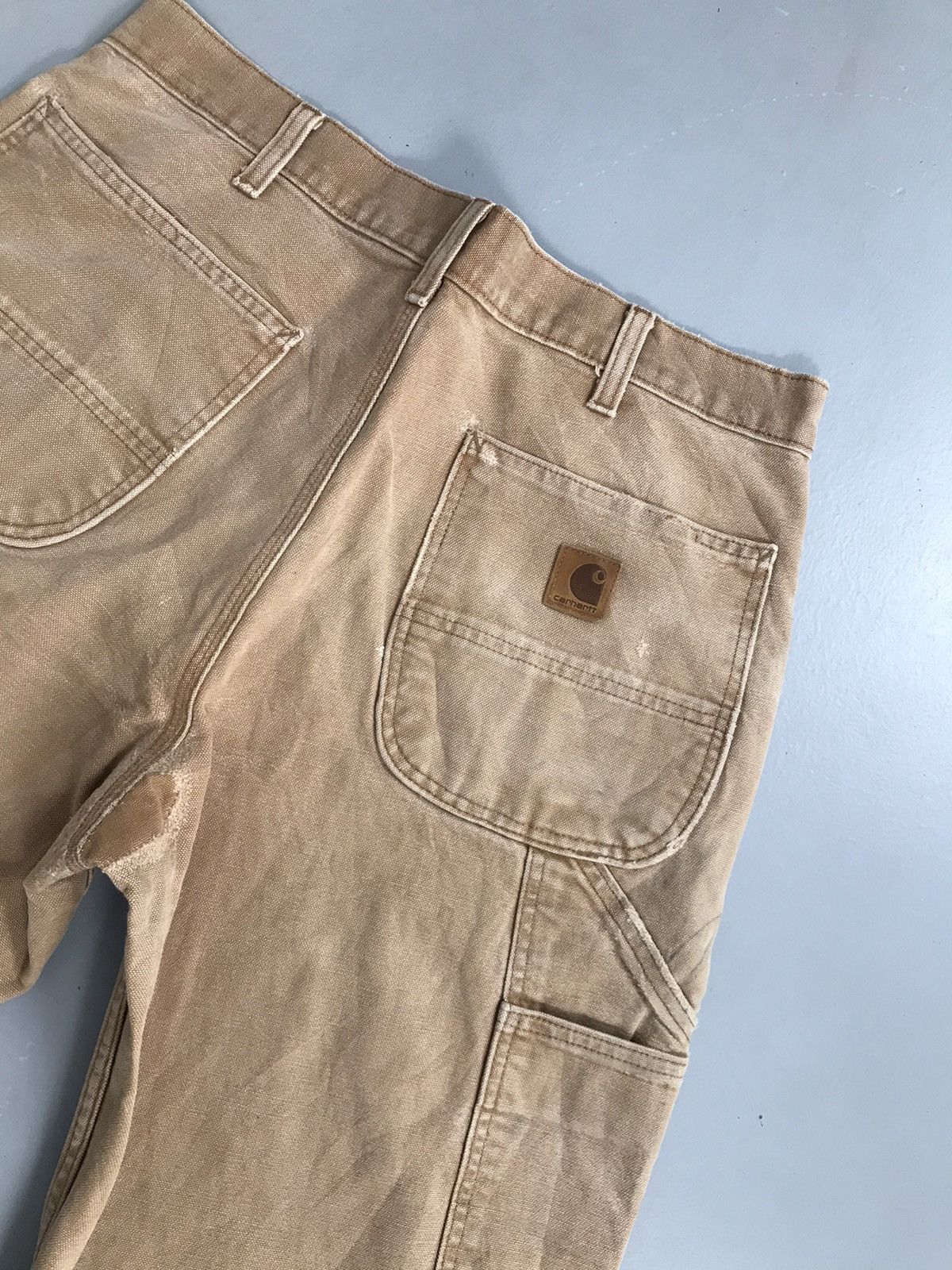 Carhartt Vintage Carhartt B11 BRN carpenter workwear denim Size US 34 / EU 50 - 15 Thumbnail