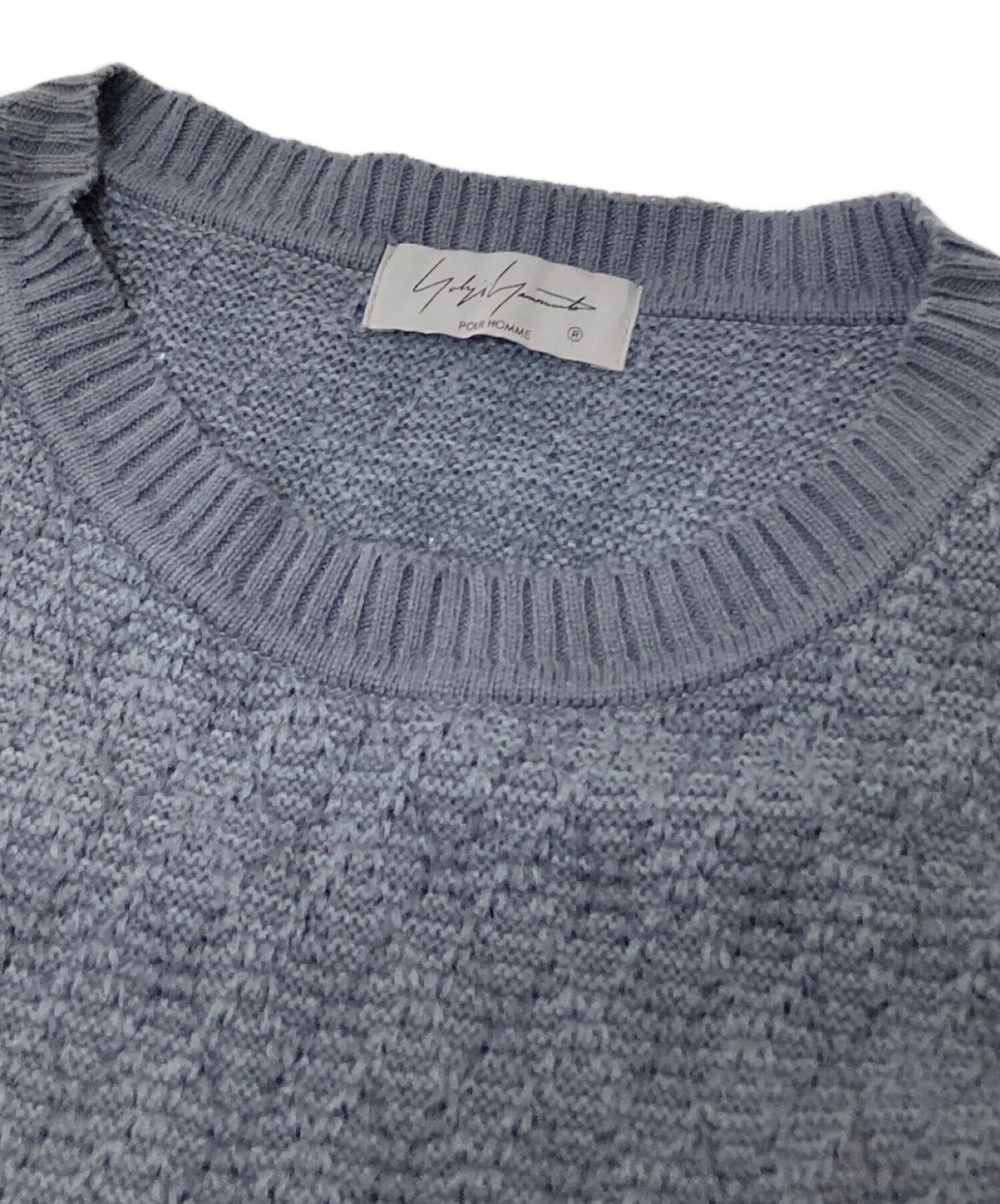 Yohji Yamamoto 🐎 Gradient Knit Sweater Size US M / EU 48-50 / 2 - 3 Thumbnail