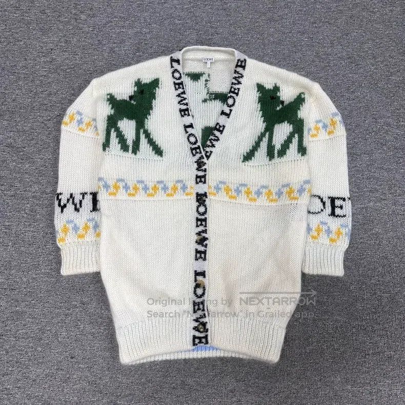 Other Loewe Fawn Mohair Open Cardigan Sweater Size XXS / US 00 / IT 34 - 1 Thumbnail