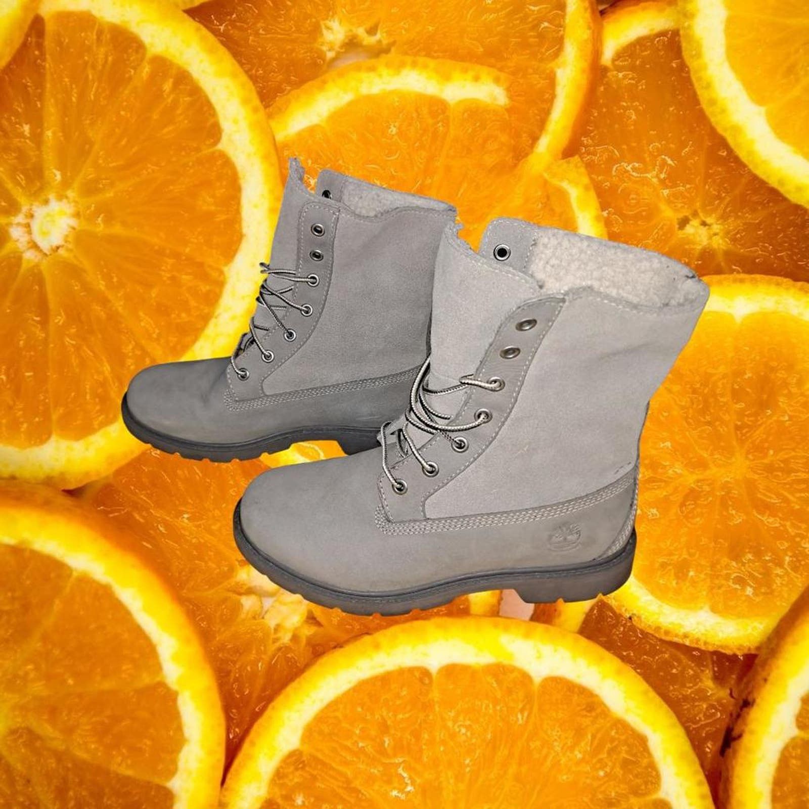Timberland Timberland Gray‎ Suede OrthoLite Boots Woman's Size 7 Size US 7 / IT 37 - 1 Thumbnail