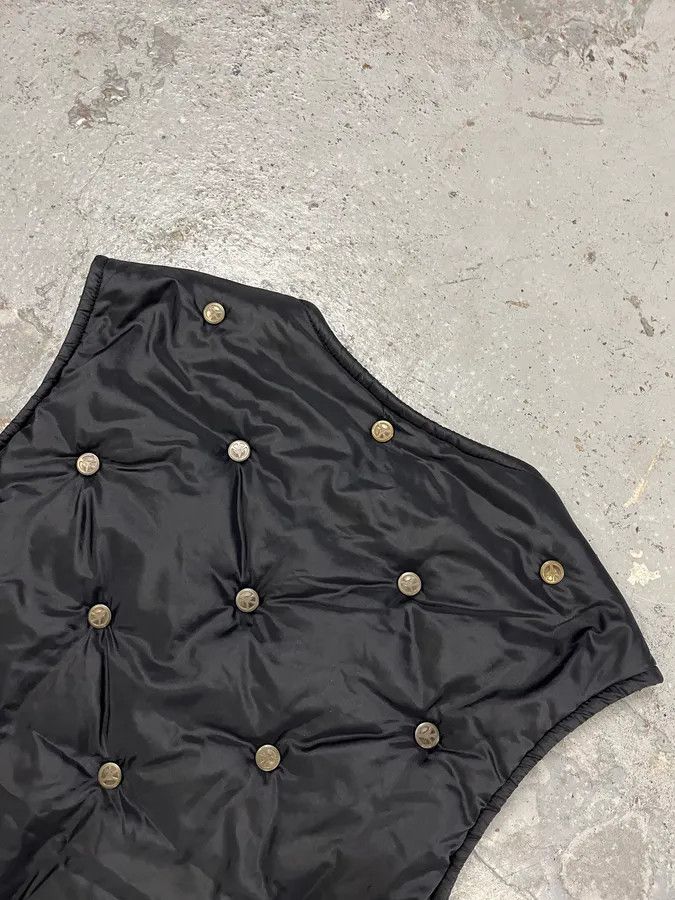 Moschino 1990s Moschino Black Studded Puffer Vest Size US S / EU 44-46 / 1 - 7 Thumbnail