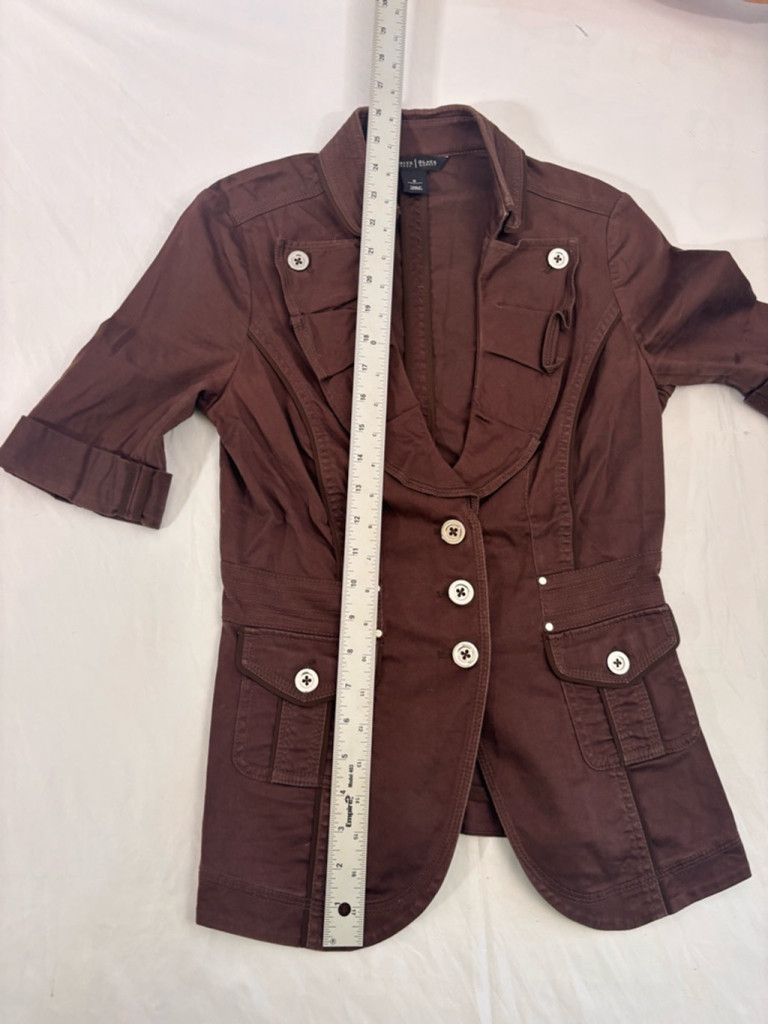White House Black Market Women's White House Black Market Brown Jacket Size 6 Size M / US 6-8 / IT 42-44 - 8 Thumbnail