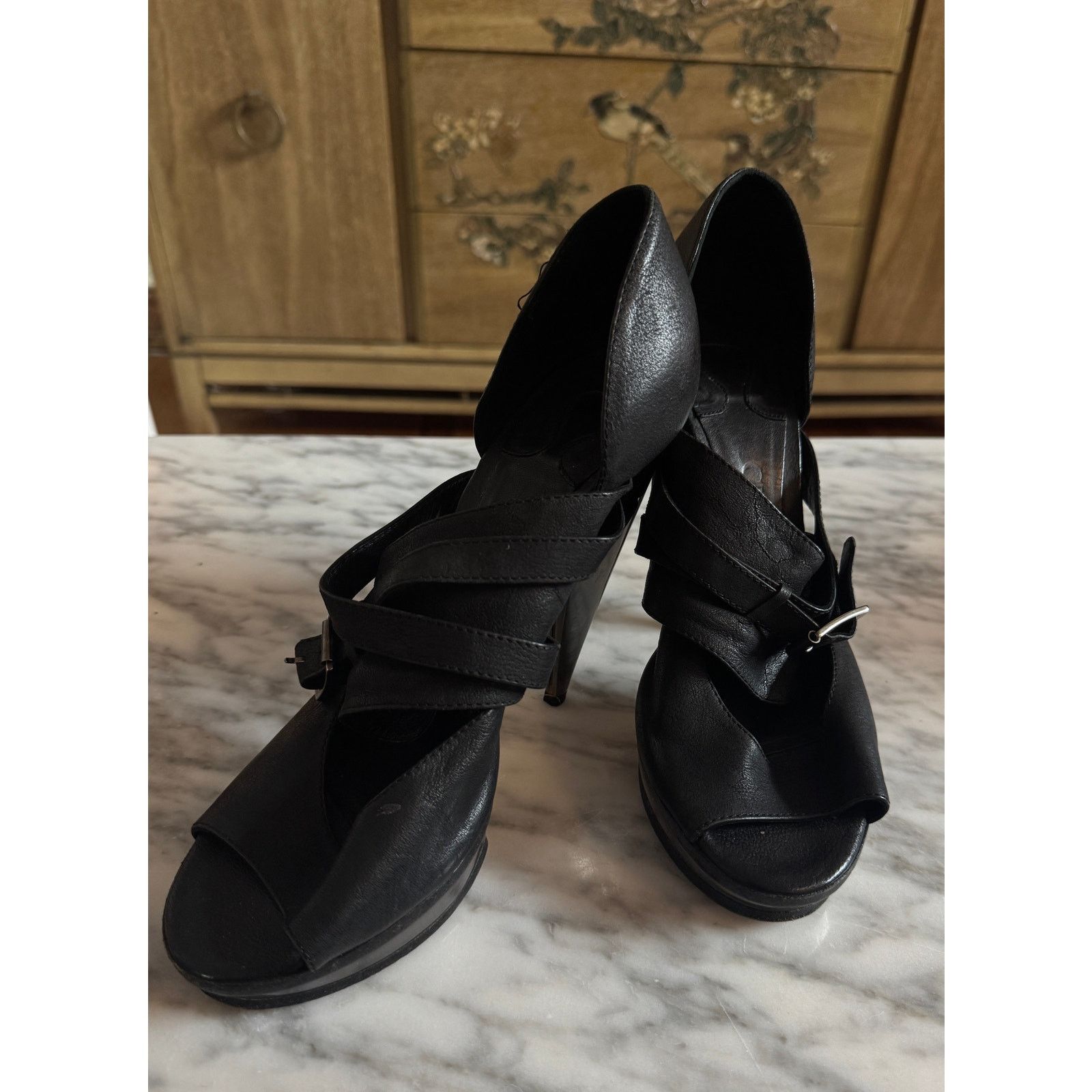 Chloe Chloé Leather Heels Size US 8 / IT 38 - 1 Thumbnail