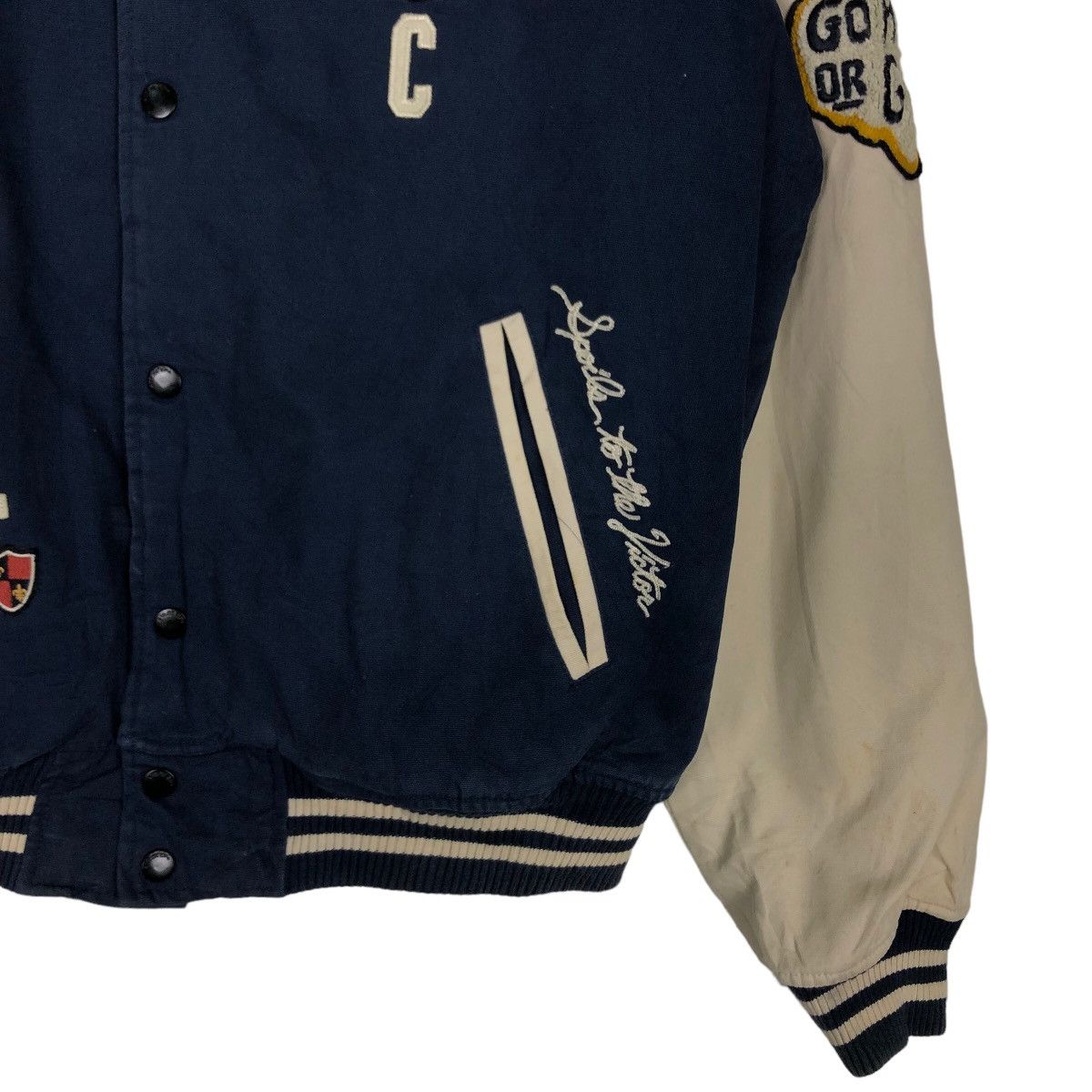 Japanese Brand 🔥Vtg Varsity Jacket 10Deep Japan Big Logo Spell Out Size US XL / EU 56 / 4 - 8 Thumbnail