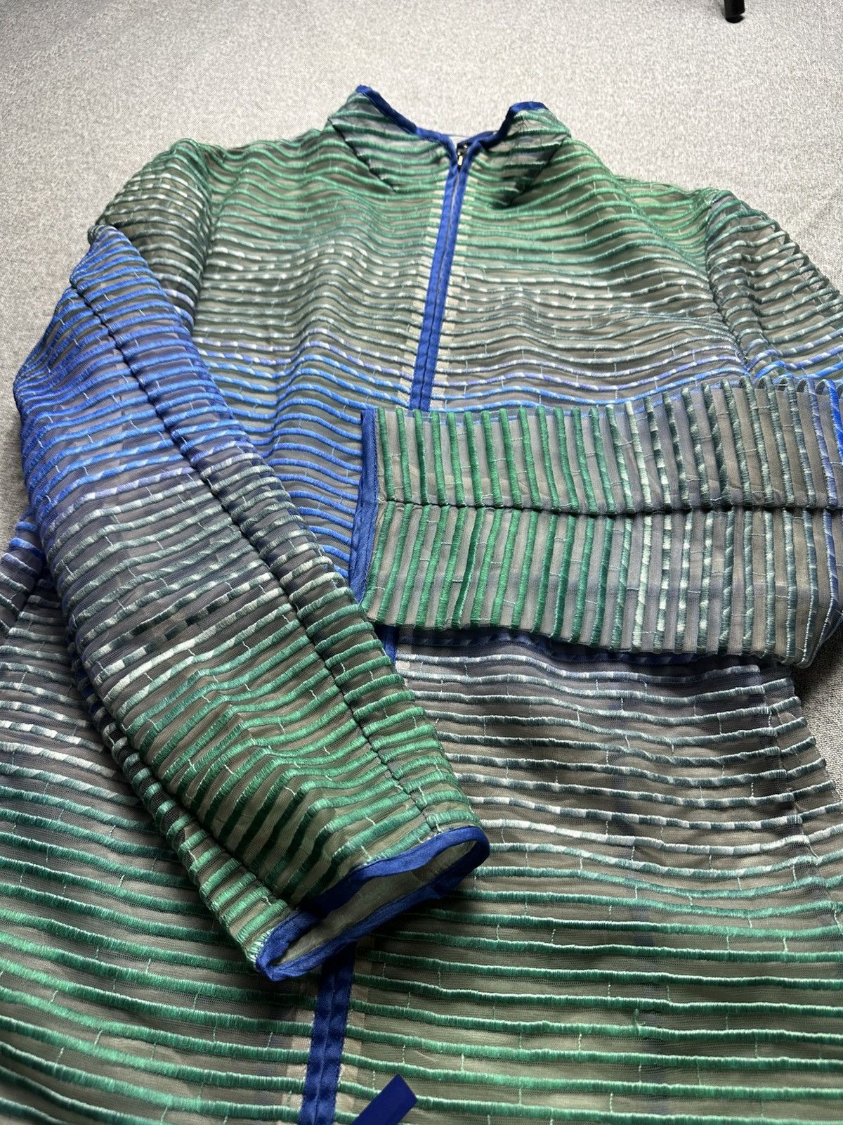 Giorgio Armani Giorgio Armani - Multi Color Zip Up Jacket Size M / US 6-8 / IT 42-44 - 11 Thumbnail