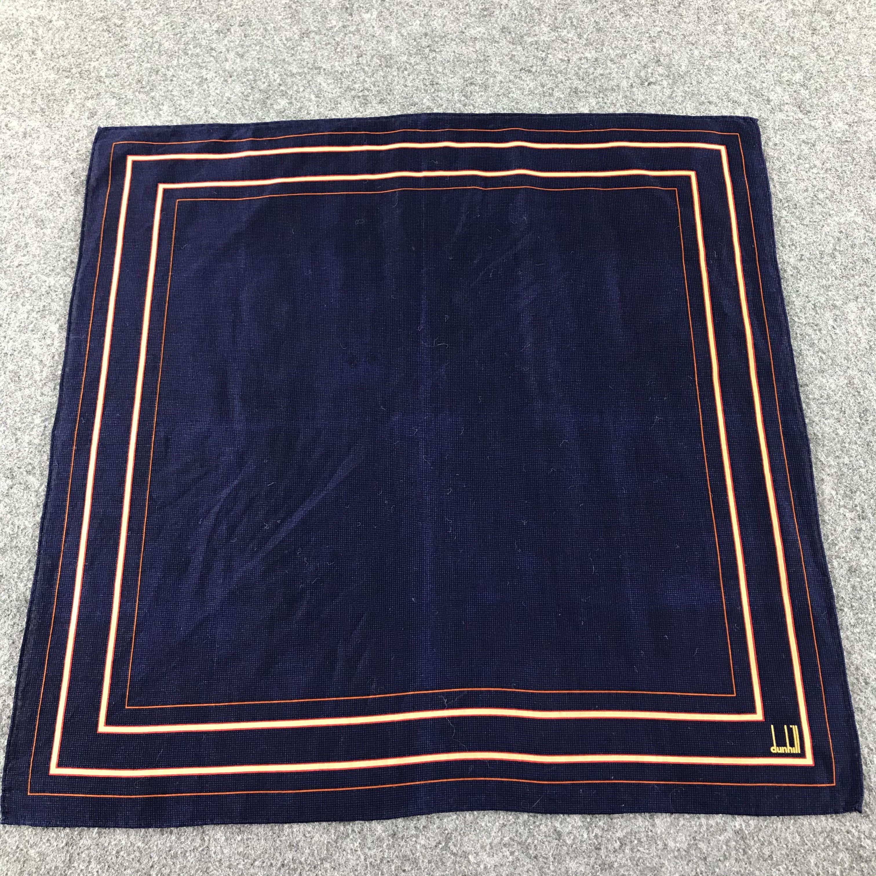 Alfred Dunhill Dunhill Handkerchief Neckerchief Bandana H557 Size ONE SIZE - 3 Thumbnail