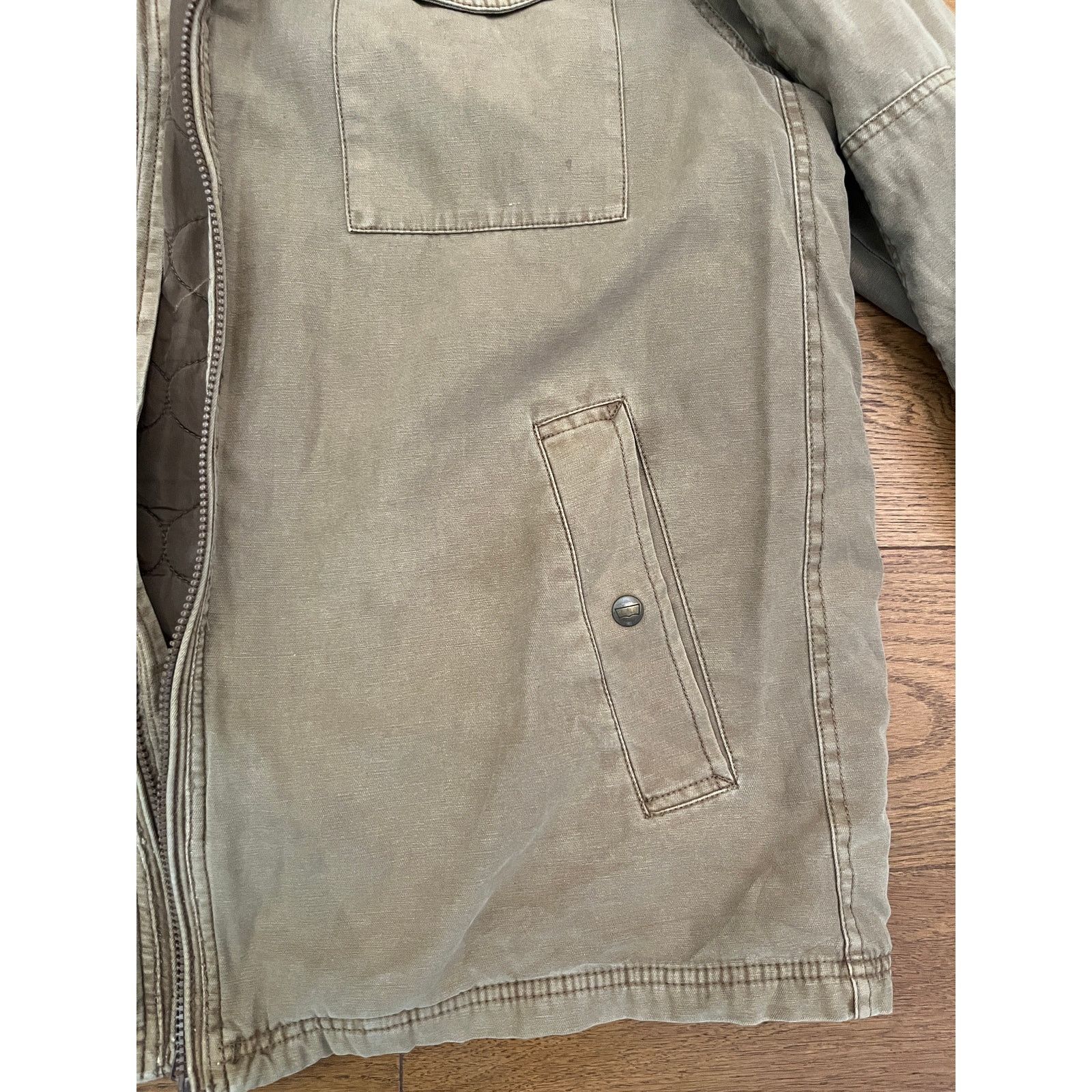 Levi's Levi’s Hooded Canvas Field Jacket Quilted Lined Workwear XXL Size US XXL / EU 58 / 5 - 2 Thumbnail