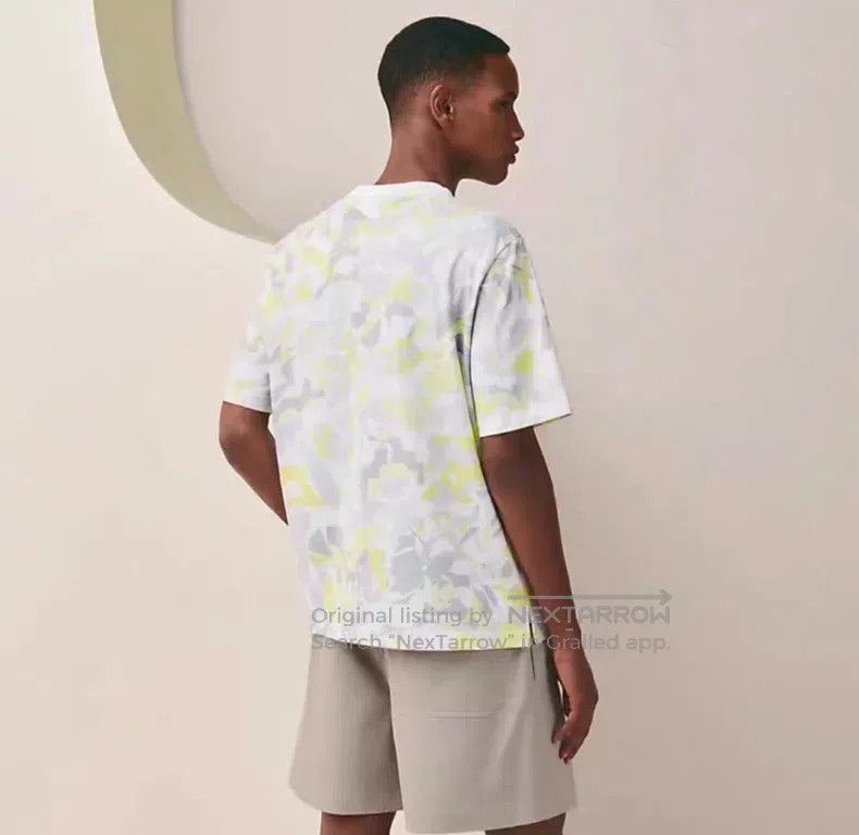 Hermes Hermes Men's Short Sleeve T-Shirt, Lemonade Color, Camoufl Size US XXL / EU 58 / 5 - 8 Thumbnail