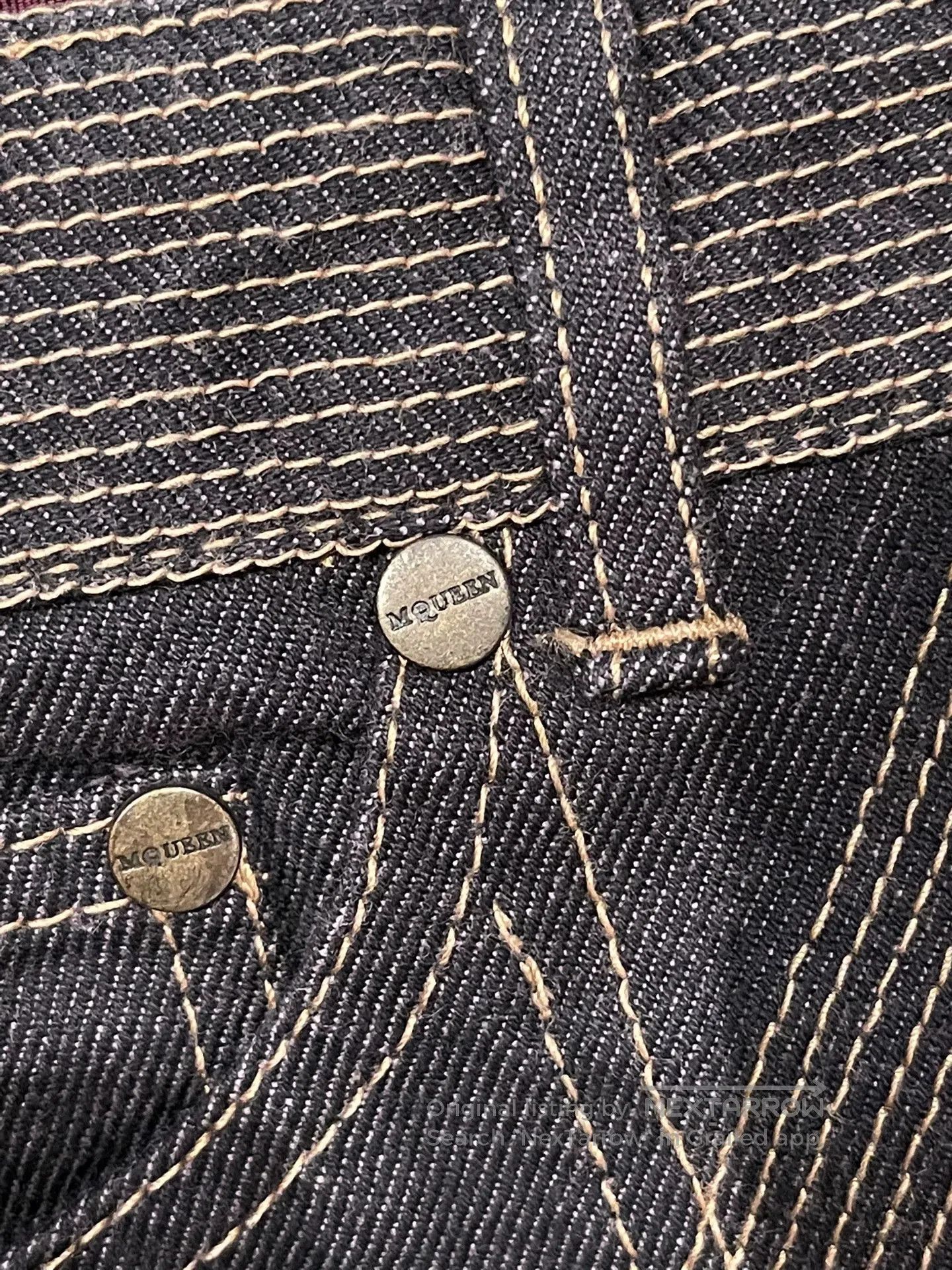 Alexander McQueen alexander mcqueen embroidered jeans size 40. Size 39" - 3 Thumbnail