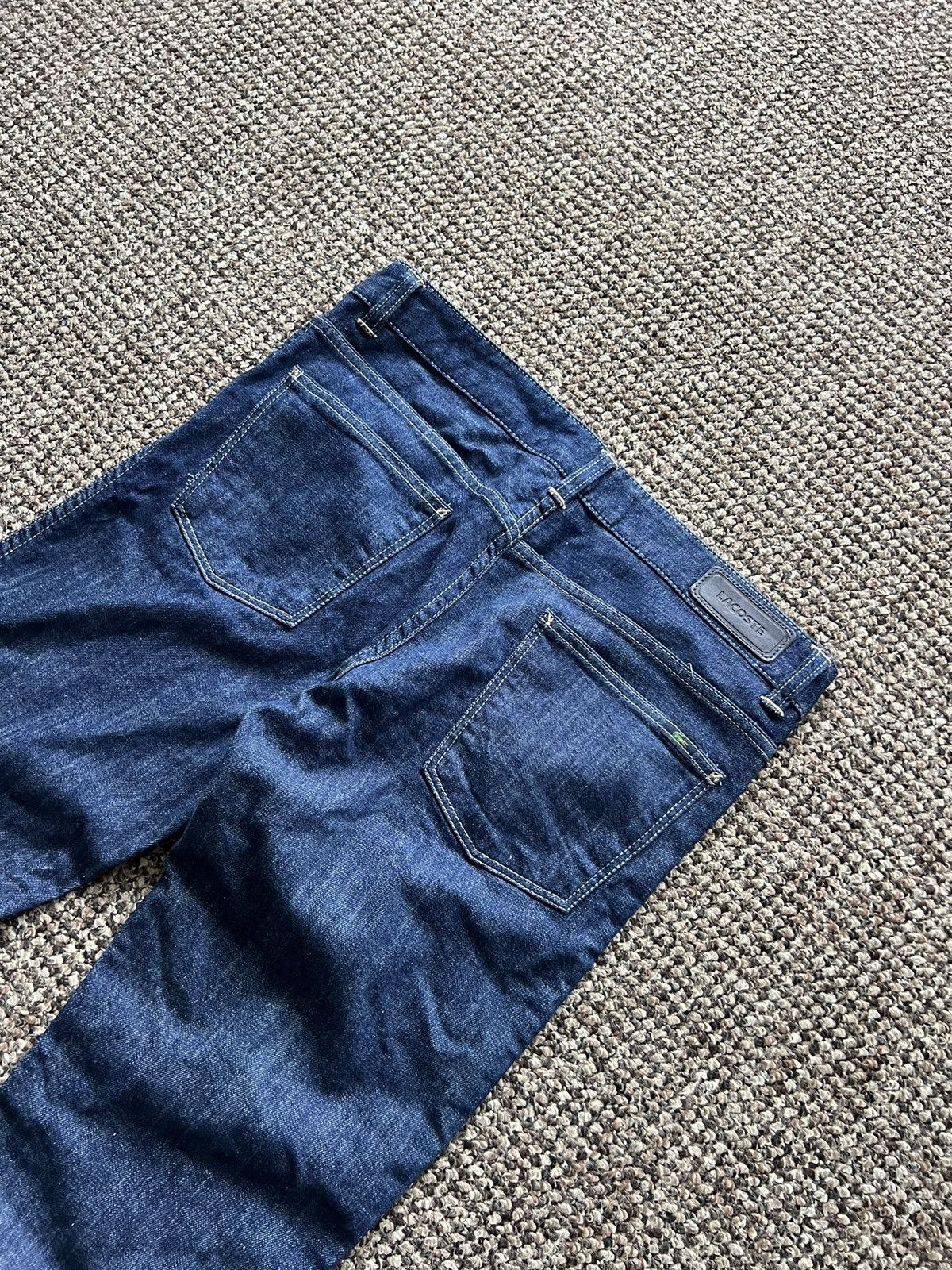 Lacoste VINTAGE LACOSTE AVANT-GARDE DENIM PANTS BIG LOGO Y2K 28 SIZE Size US 28 / EU 44 - 5 Thumbnail