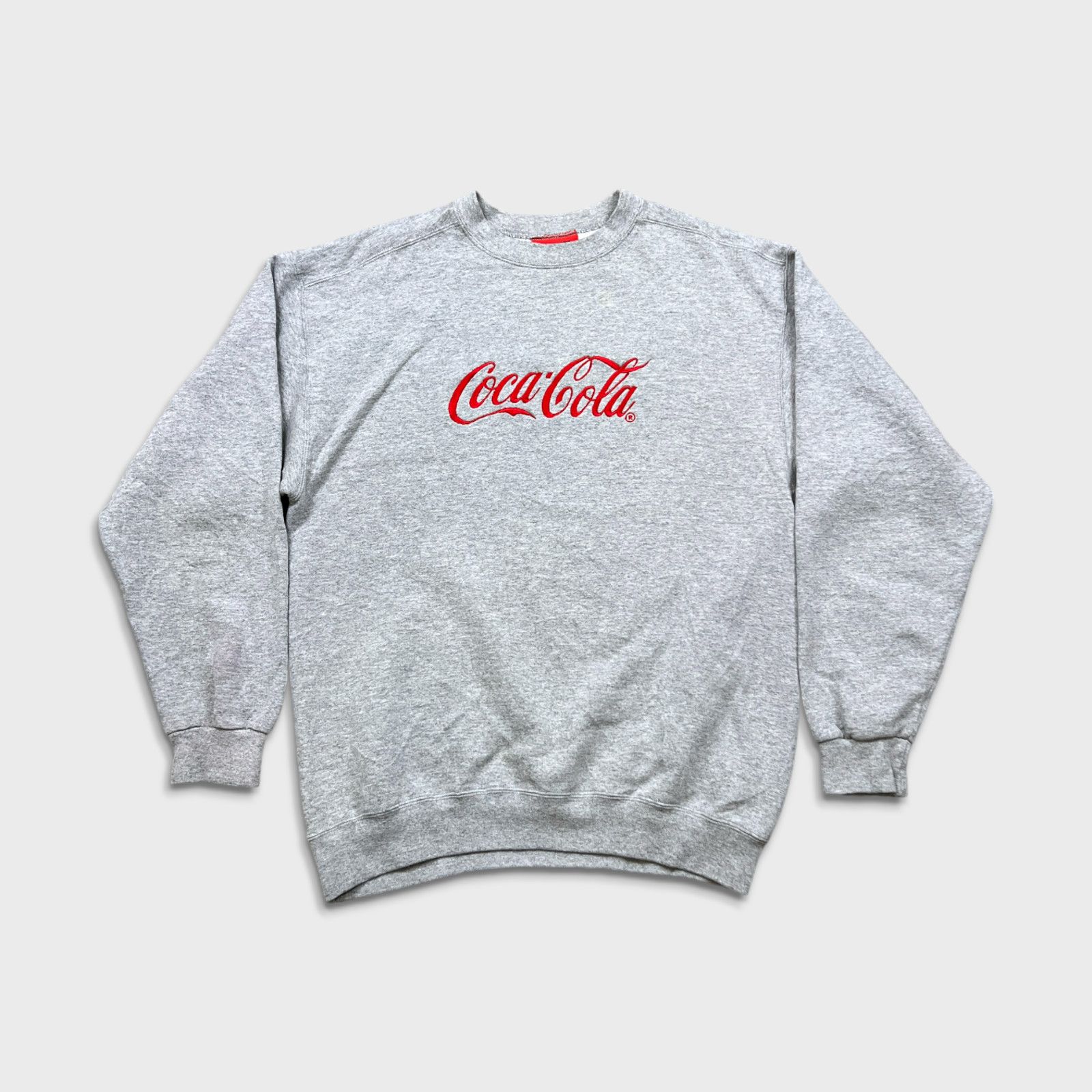 Coca Cola × Vintage Vintage Coca Cola Sweatshirt Large Spell Out Crew Pullover Size US L / EU 52-54 / 3 - 1 Thumbnail