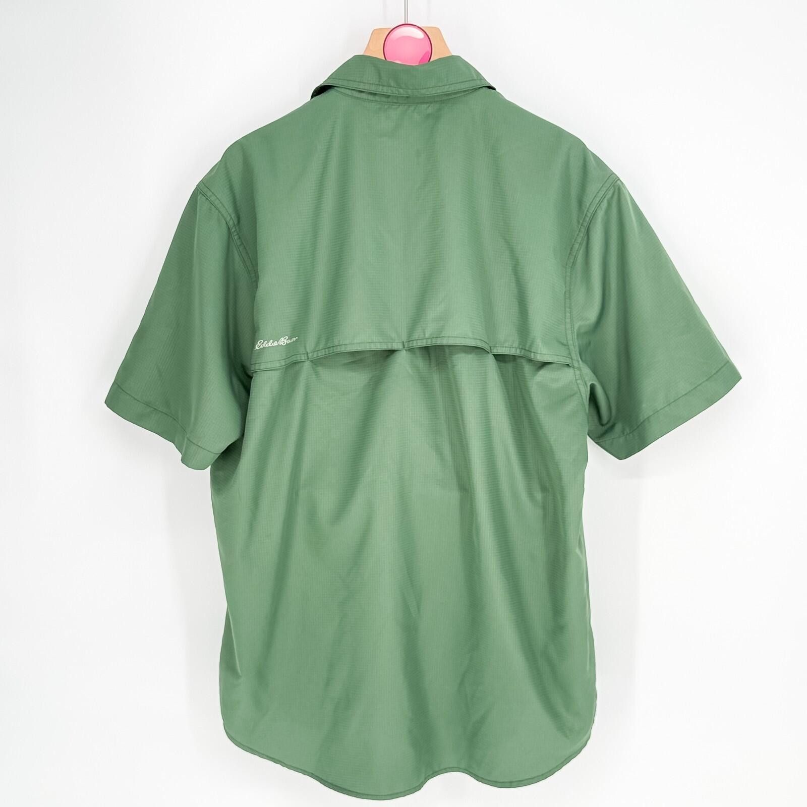 Eddie Bauer Eddie Bauer Shirt Green Lightweight Tech Woven Summer Mens M Size US M / EU 48-50 / 2 - 2 Thumbnail