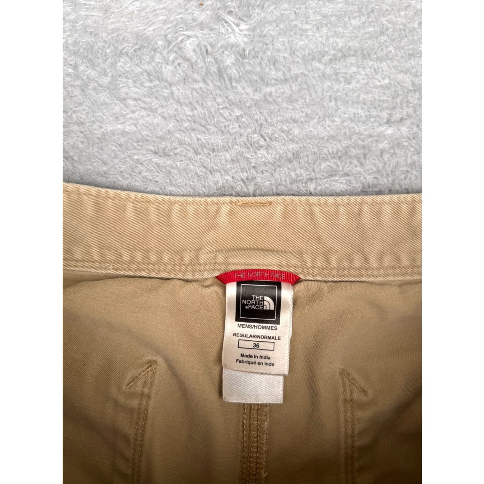 The North Face VINTAGE The North Face Shorts Men 36 Beige Chino 100% Cotton Twill Hiking Outdoor Slub Pockets Regular Mid 10-12 in Beige Mens Size US 36 / EU 52 - 7 Thumbnail