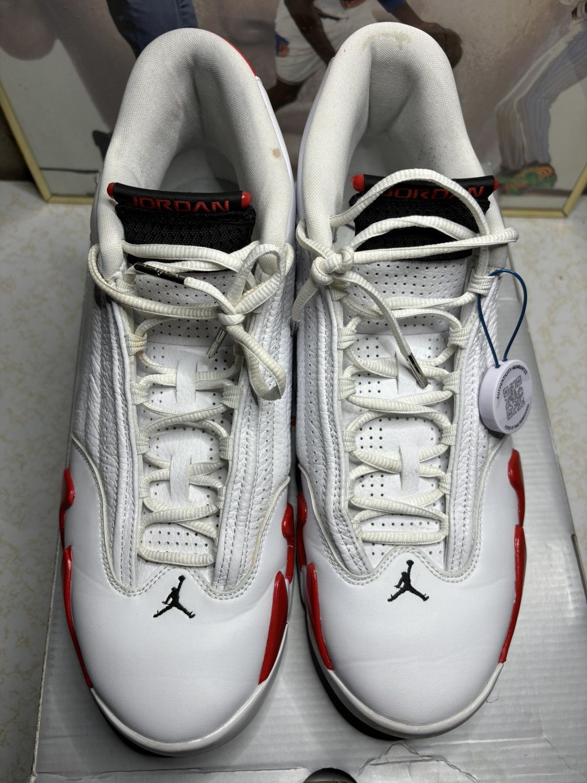 Jordan Brand Jordan Retro 14 ‘Candy Cane’ Size US 13 / EU 46 - 2 Thumbnail