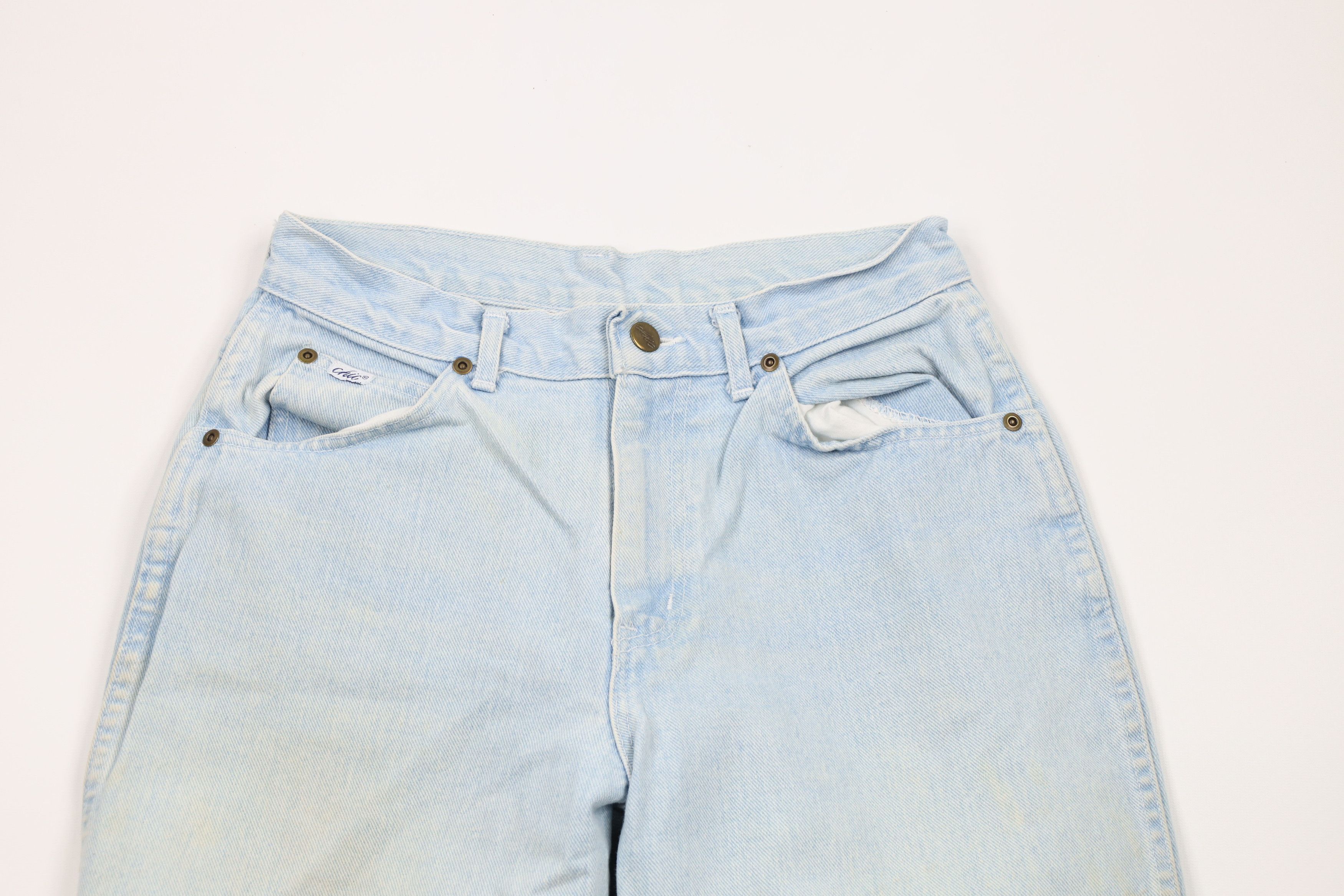Vintage Vintage 90s Streetwear Tapered Leg Denim Jeans Blue Size 32" / US 10 / IT 46 - 2 Thumbnail