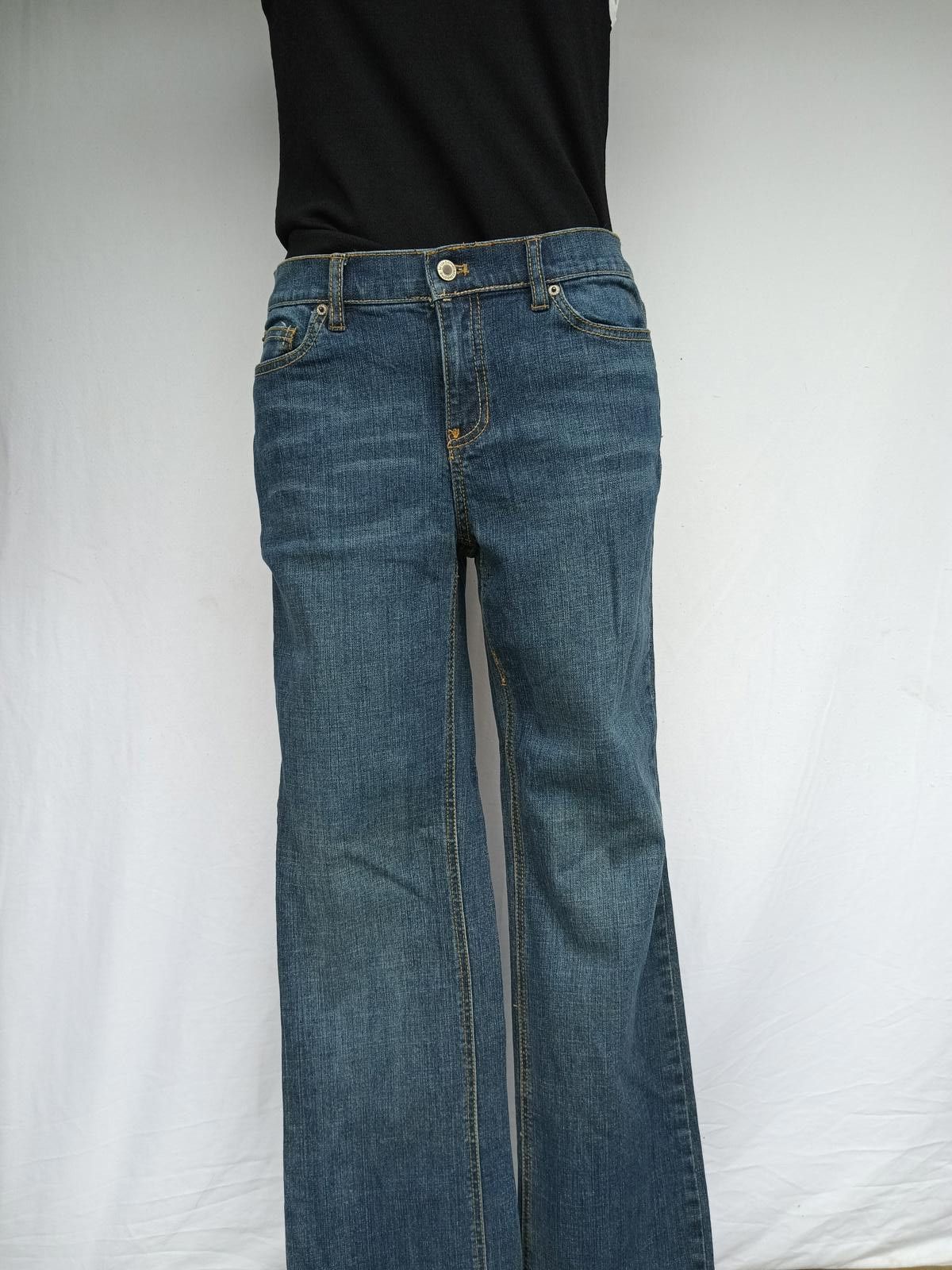 Designer Liz Claiborne Slim Bootcut Jeans - Stylish and Comfortable Size 30" / US 8 / IT 44 - 1 Thumbnail