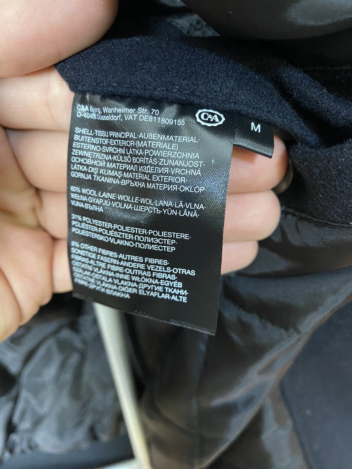 Angelo Litrico Angelo Litrico Streetwear Wool Blend Bomber Jacket Size M Size US M / EU 48-50 / 2 - 7 Thumbnail