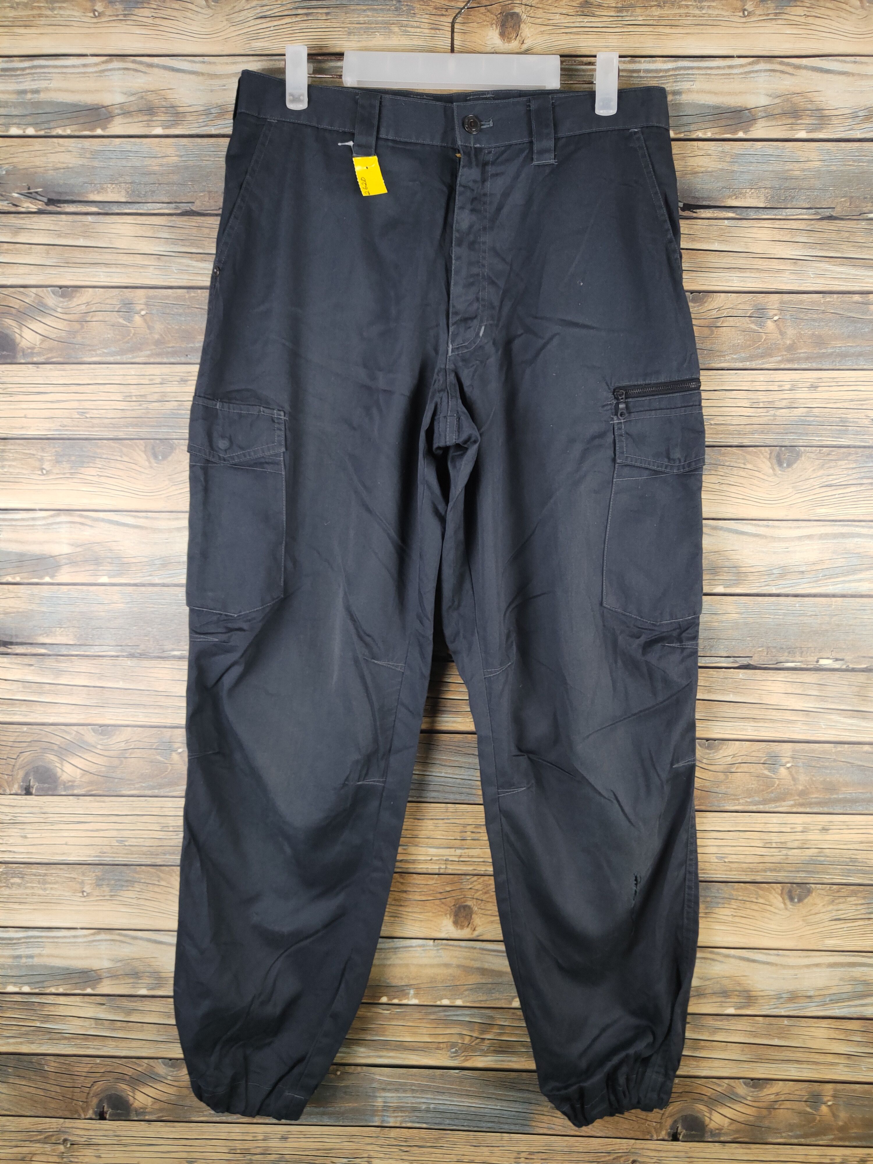 Japanese Brand DL ZDragon Black Multipocket Joggers #2620 Size US 32 / EU 48 - 1 Thumbnail