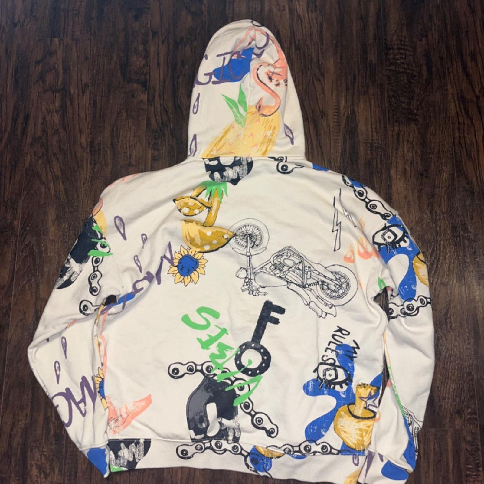 No Fear Cartoon no boundaries all over print hoodie Size US M / EU 48-50 / 2 - 3 Thumbnail