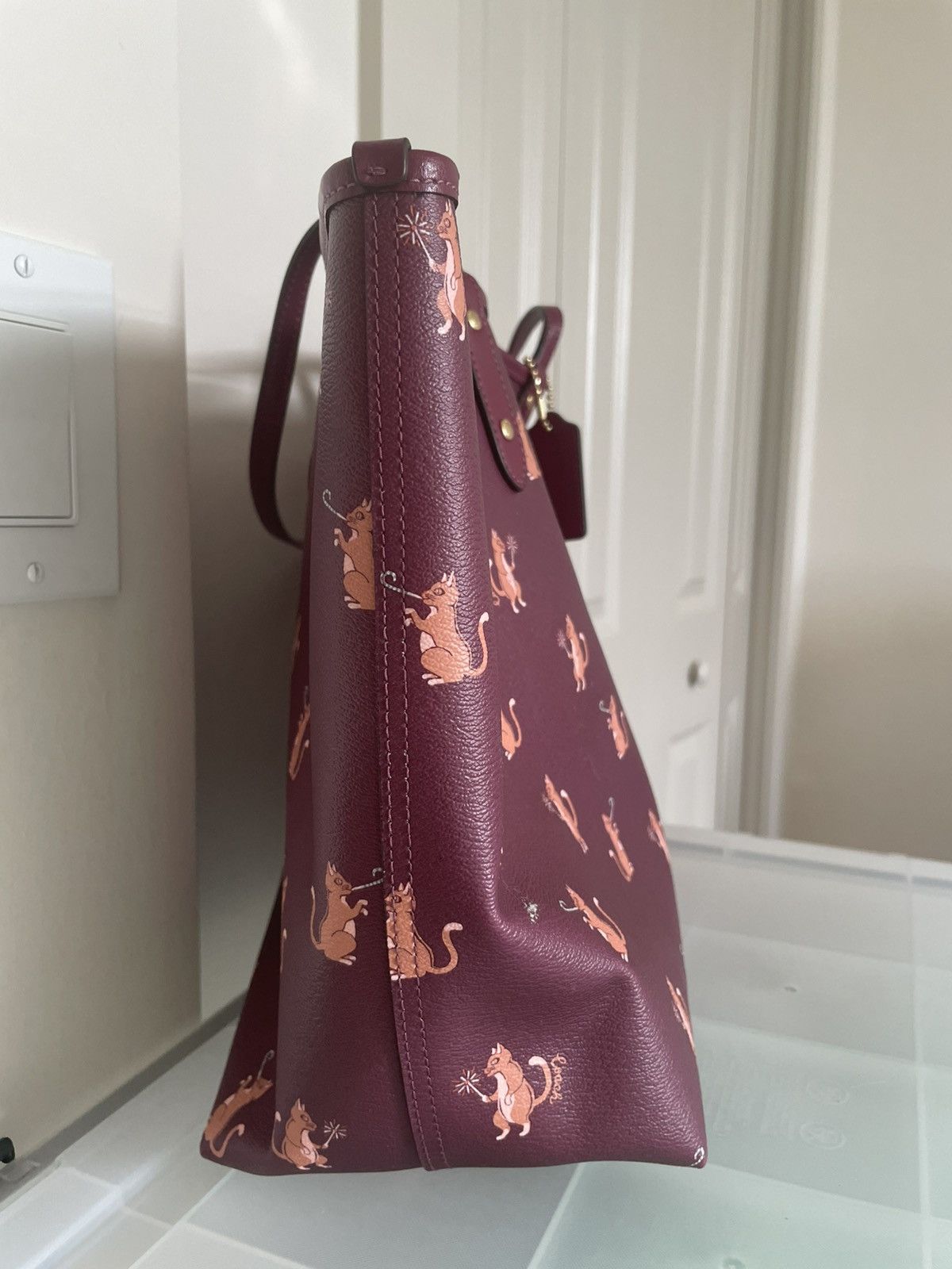 Coach Coach cat design tote bag Size ONE SIZE - 6 Thumbnail