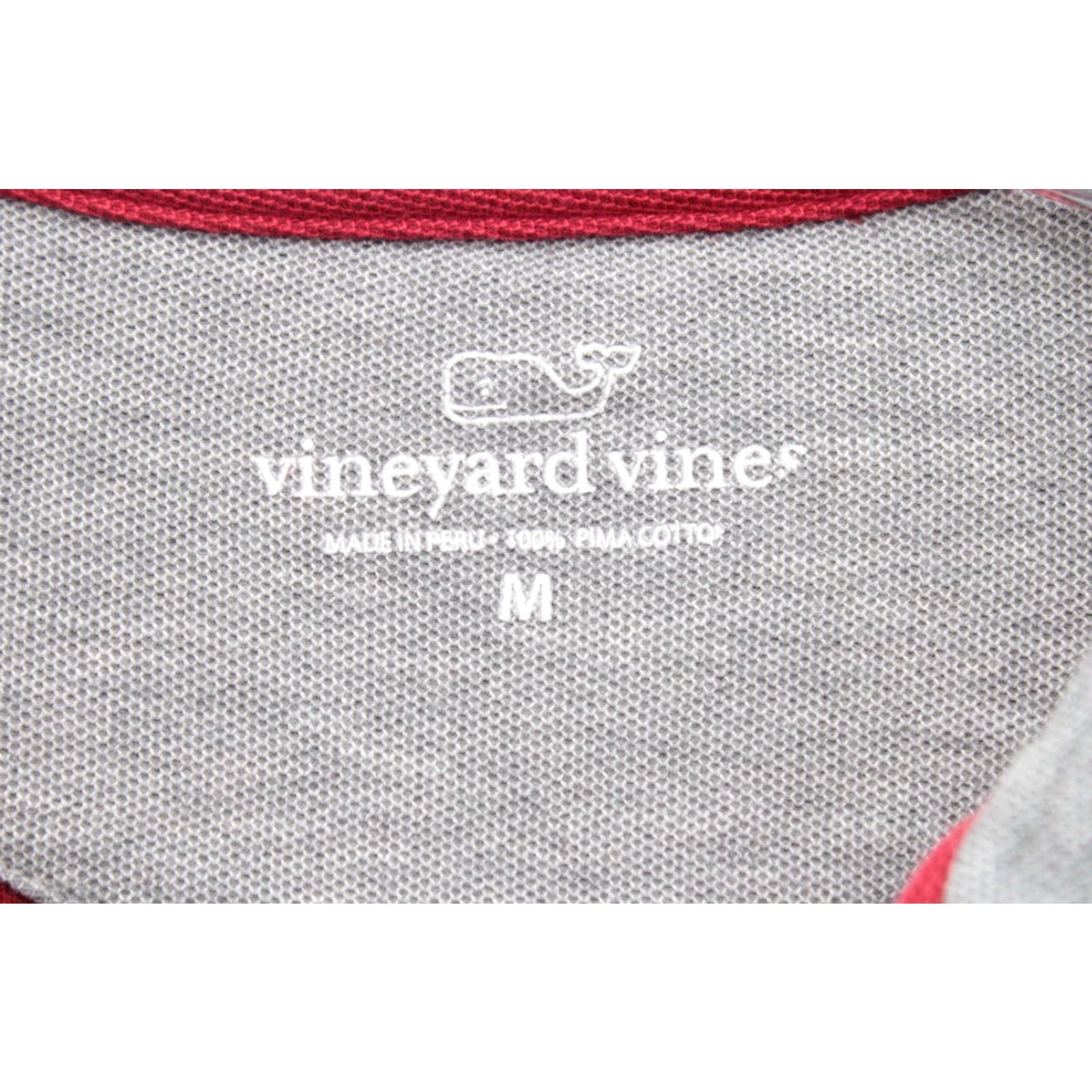 Vineyard Vines Vineyard Vines Sweatshirt Men's Medium Red Henley Long Sleeve 1/4 Zip Preppy Size US M / EU 48-50 / 2 - 3 Thumbnail
