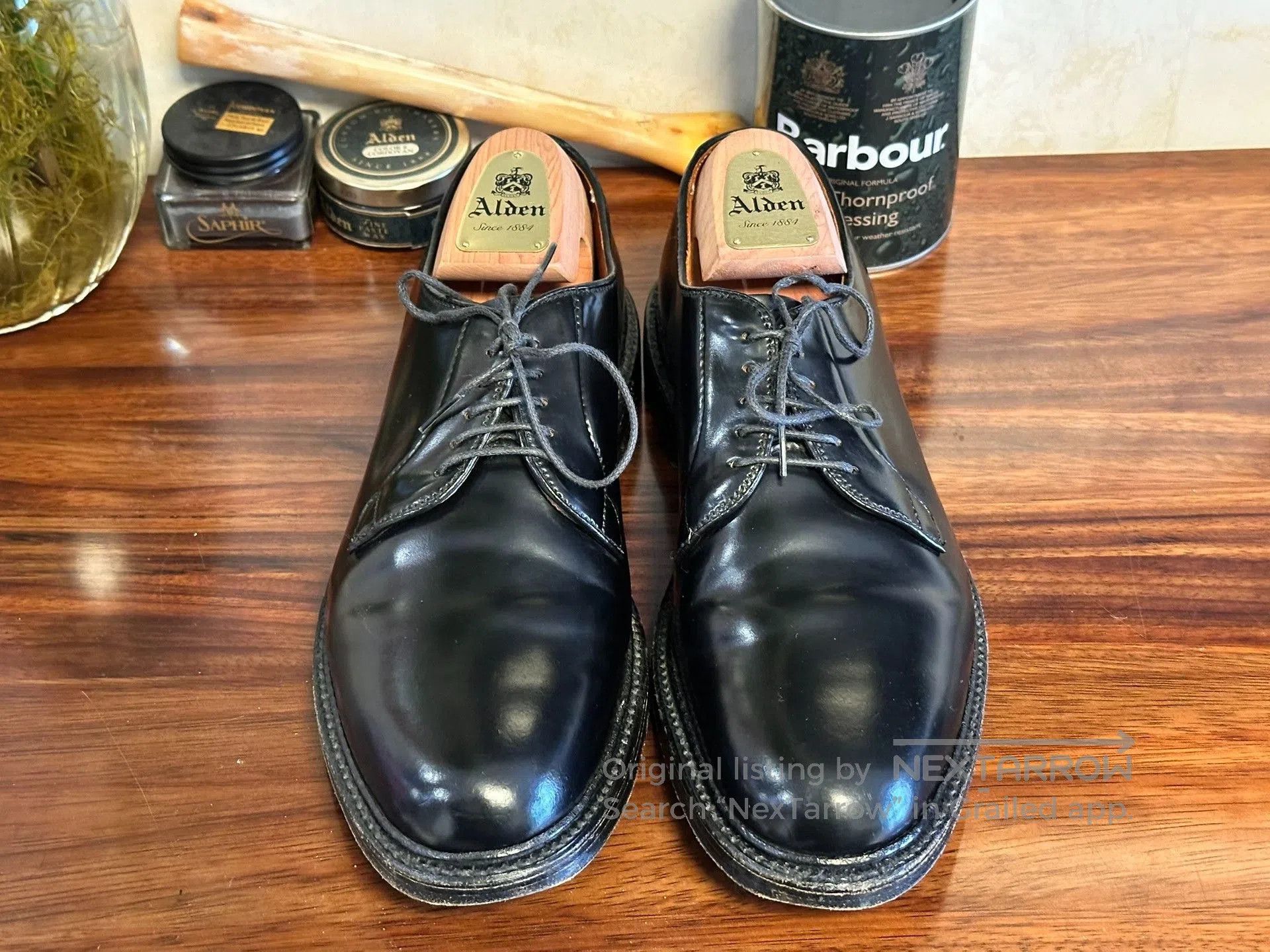 Alden Alden PTB 9901 Black Shell Cordovan. Size US 8 / EU 41 - 2 Thumbnail