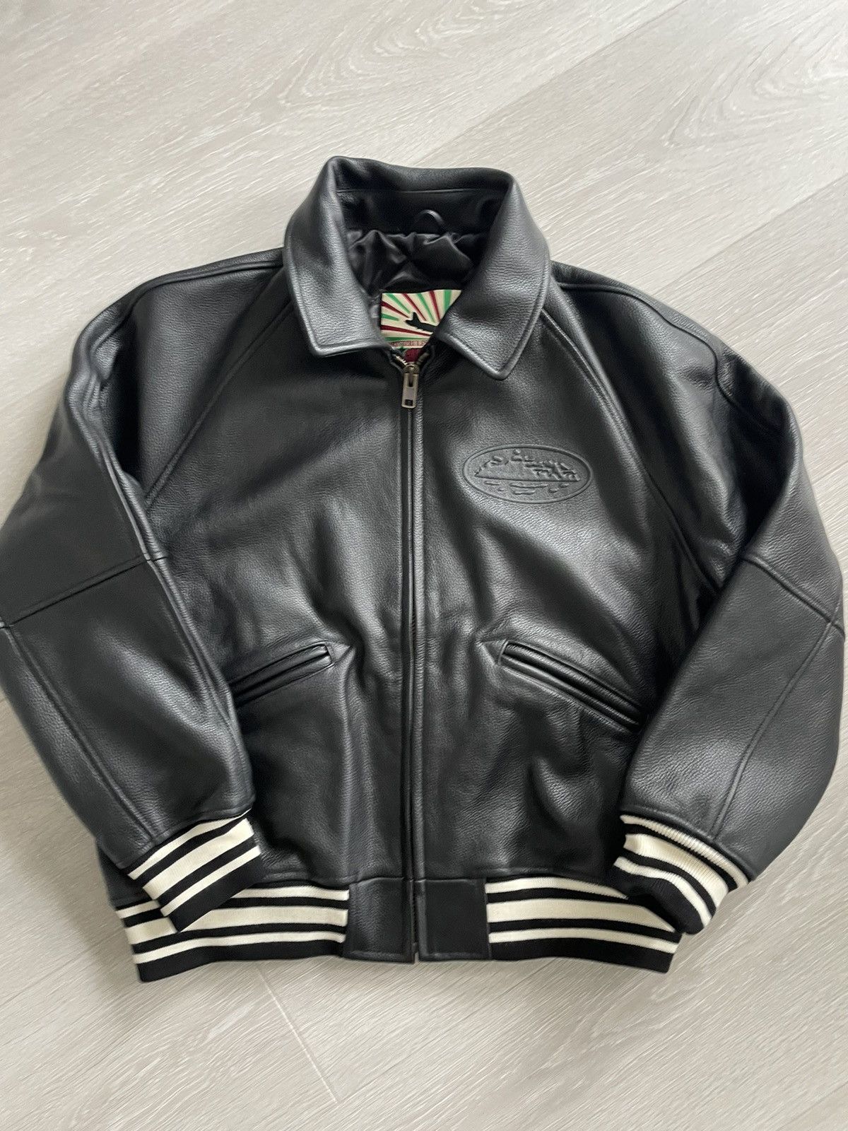 Corteiz Corteiz Leather Jacket | Grailed