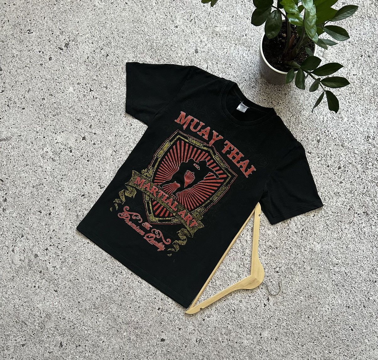 Japanese Brand × Vintage Vintage 2000’s Muay Thai Martial Art Boxing T-Shirt Hype Size US L / EU 52-54 / 3 - 1 Thumbnail