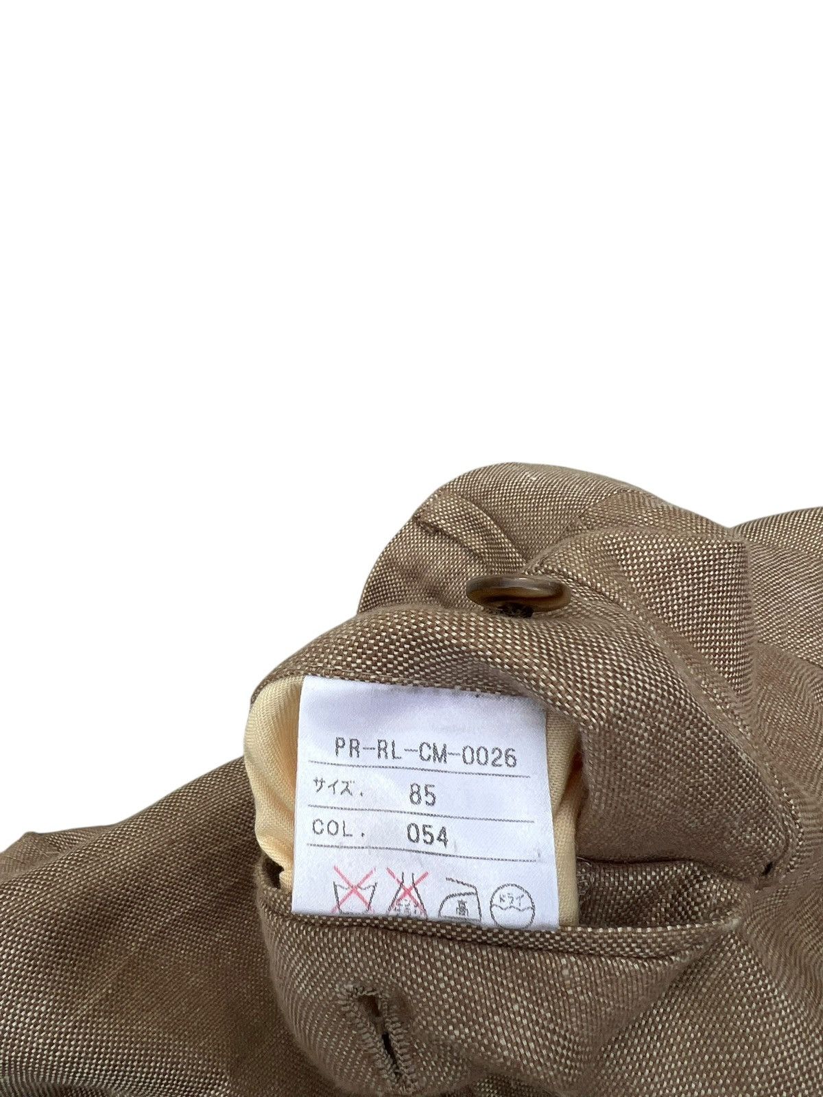 Polo Ralph Lauren Vintage 90s Polo by Ralph Lauren 100% Linen Trouser Pant Size US 33 - 21 Thumbnail