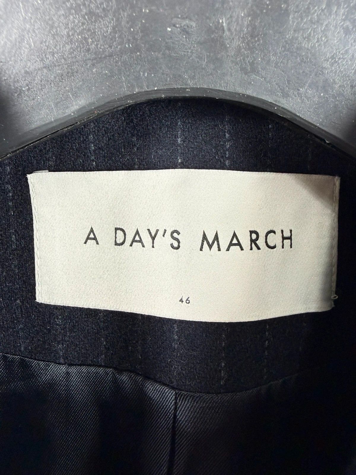 A Day's March A Day’s March Welland Double Breasted Blazer Wool Striped Size 36R - 3 Thumbnail