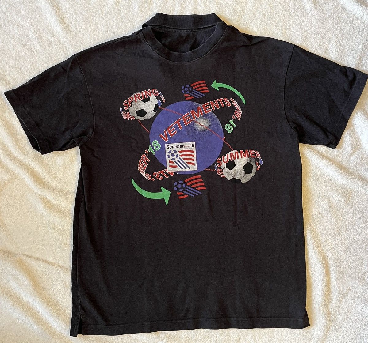 Vetements Vetements SS18 Reconstructed Soccer T-Shirt Polo Size US S / EU 44-46 / 1 - 17 Thumbnail