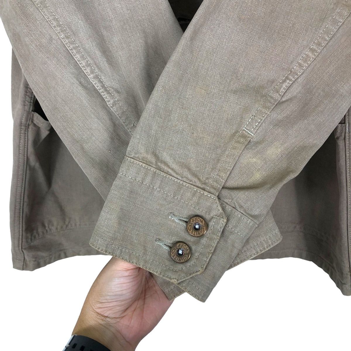 Japanese Brand 🔥TRUE VINTAGE JAN 1963 CHORE WORK JACKET JOHNBULL Size US L / EU 52-54 / 3 - 12 Thumbnail