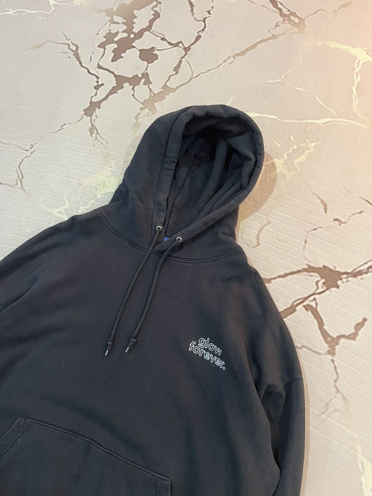 Japanese Brand Glow Forever Boxy Fit Hoodie Embroidered Logo Size US L / EU 52-54 / 3 - 2 Thumbnail