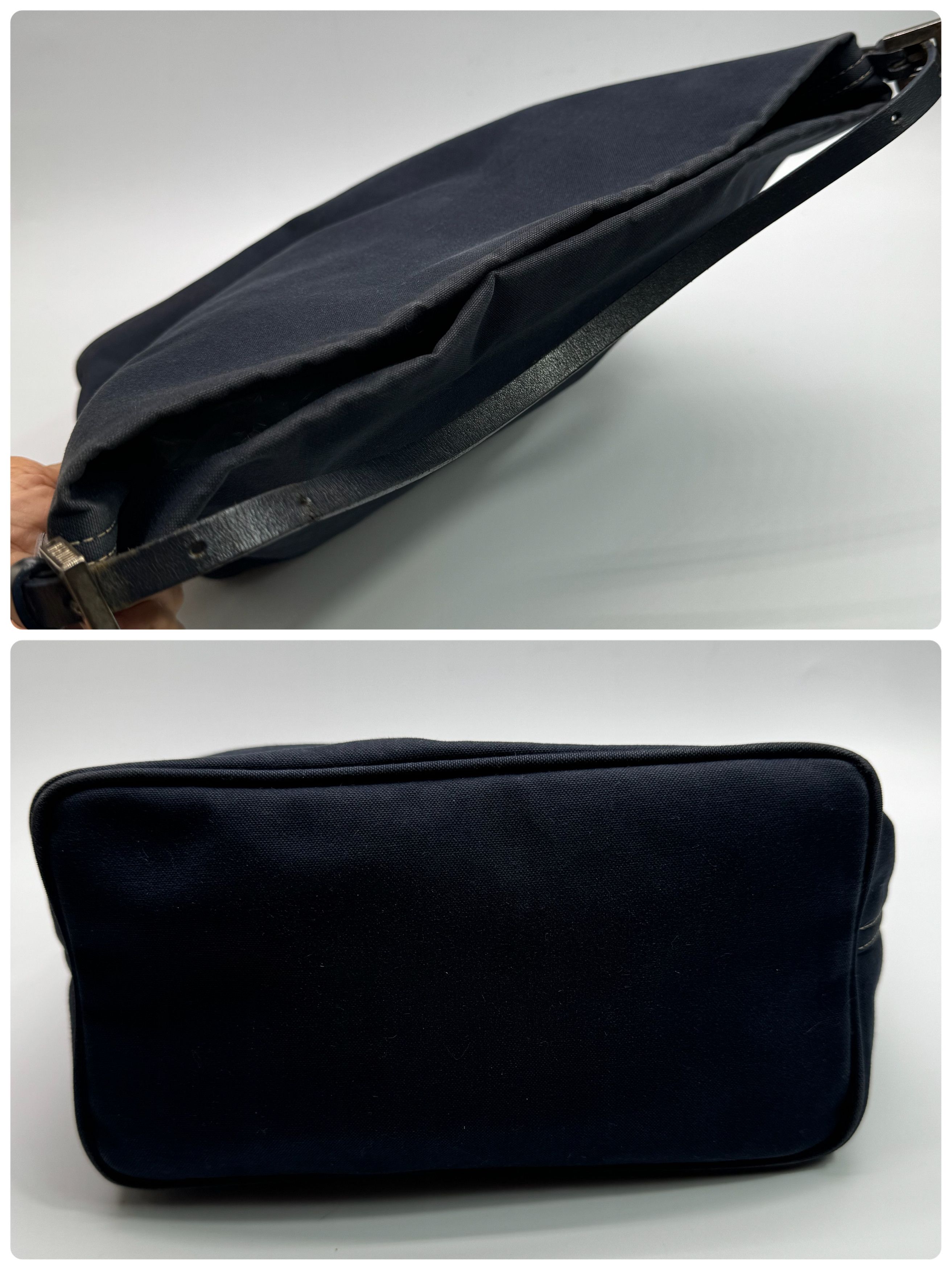 Fendi Fendi Navy Blue Denim Shoulder Bag Size ONE SIZE - 3 Thumbnail
