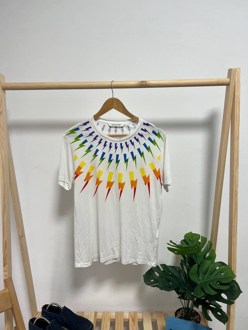 Neil Barrett Neil Barrett Lightning Bolt T-Shirt Size US S / EU 44-46 / 1 - 2 Thumbnail