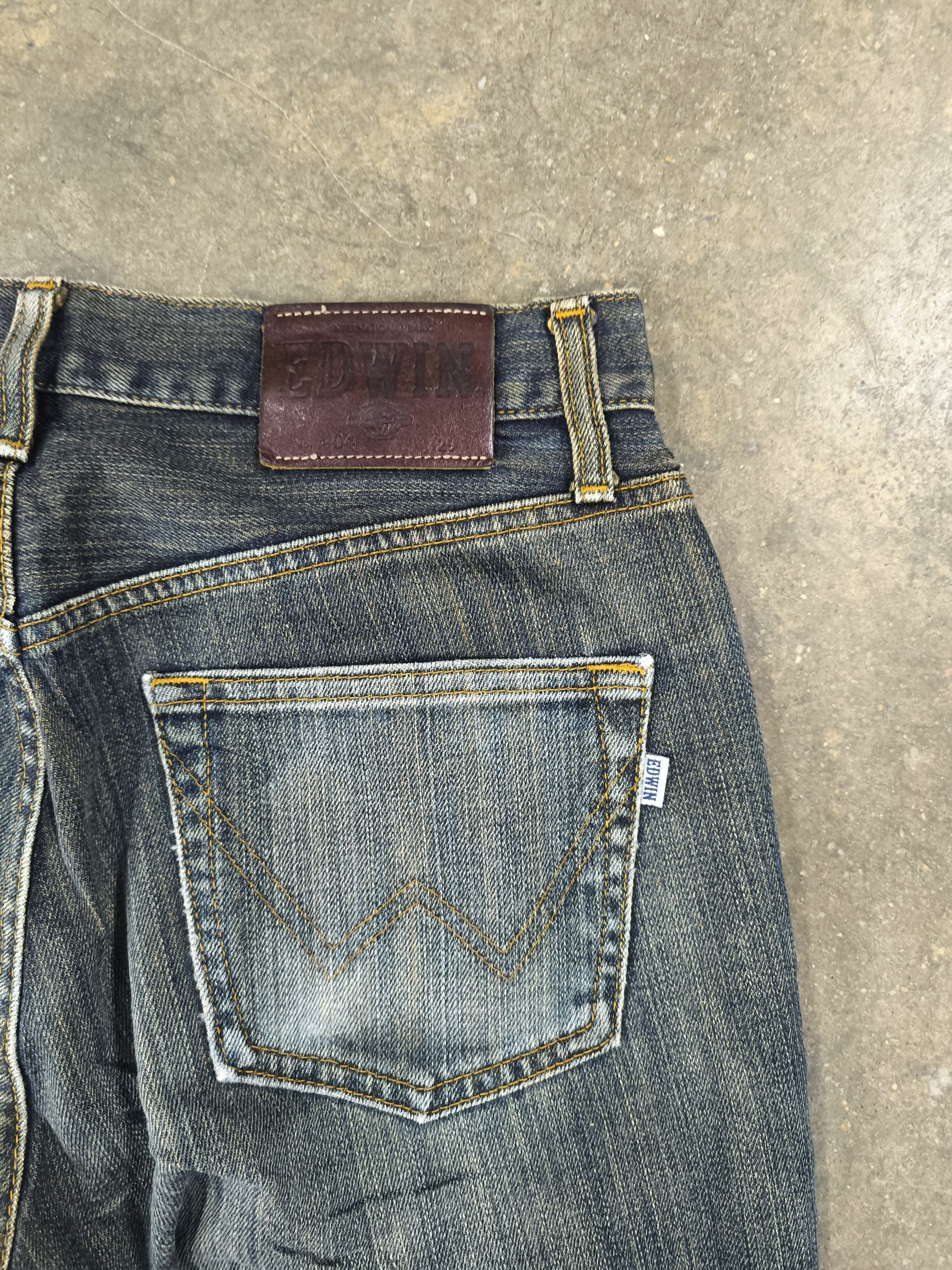 Beauty Beast 🔥Flare🔥🔥🔥 Vintage Edwin Jeans distressed if six was nine Size US 30 / EU 46 - 7 Thumbnail