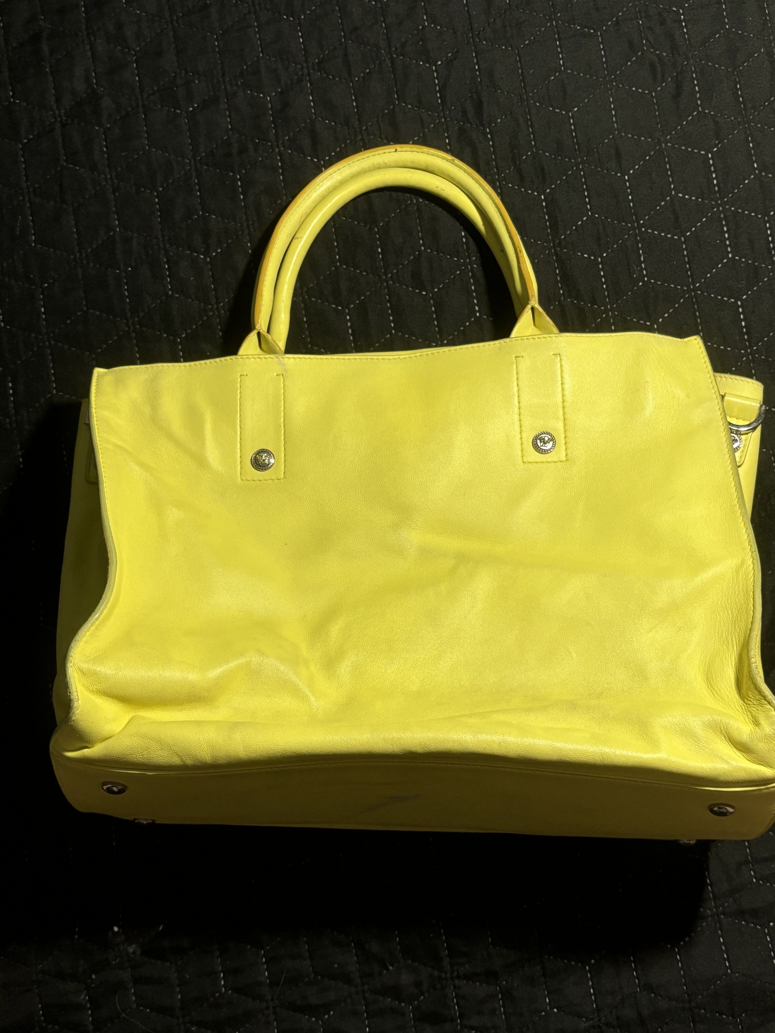 Versace Versace yellow big handle bag Size ONE SIZE - 5 Thumbnail