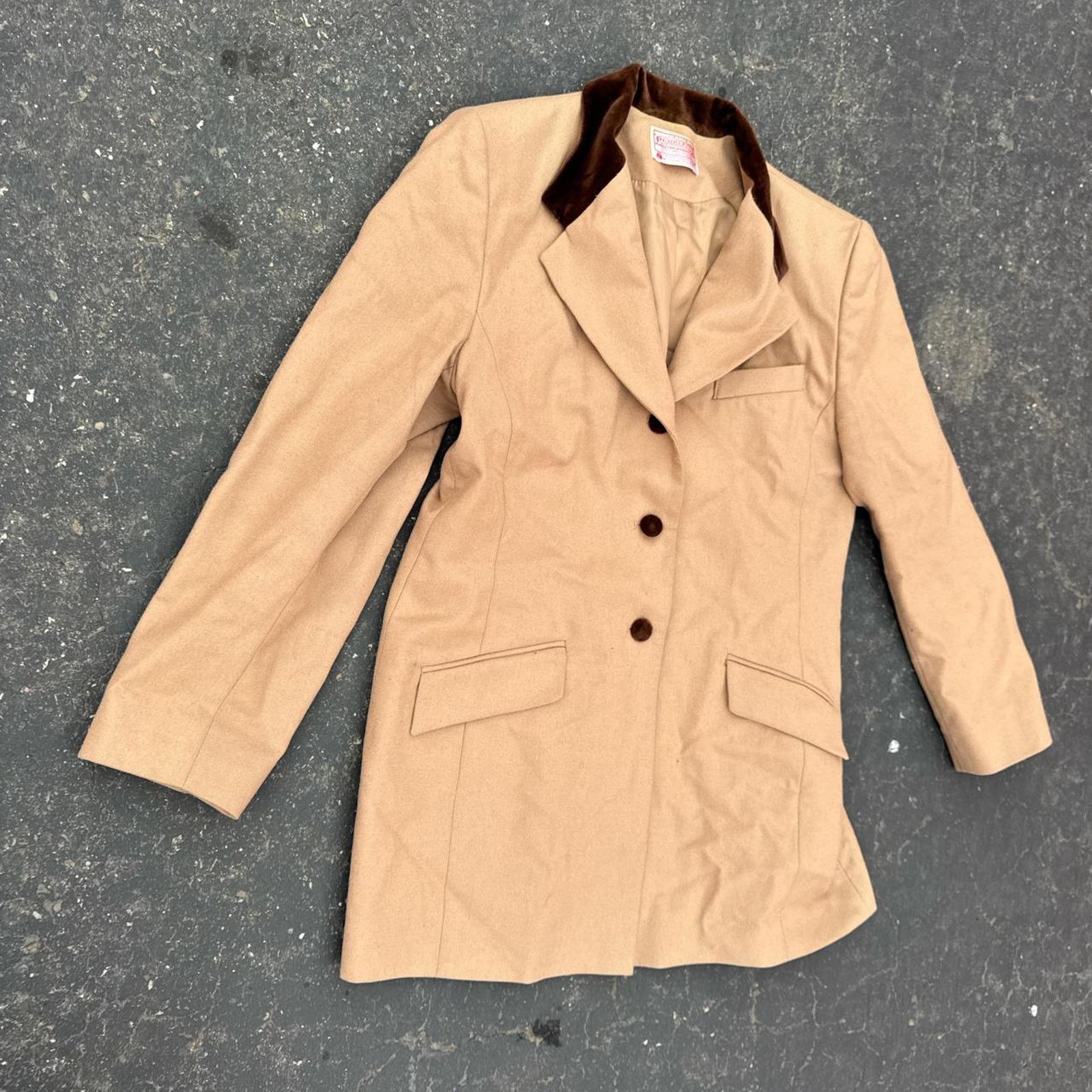 Pendleton Vintage 80s Western Pendleton Women Wool Blazer Petite Size Size ONE SIZE - 2 Thumbnail